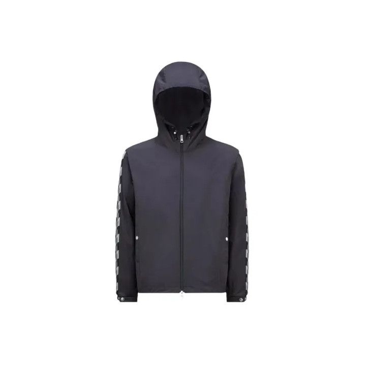 Moncler Moncler Moyse Striped Hooded Zip Long Sleeve Down Jacket Size US XL / EU 56 / 4 - 1 Thumbnail