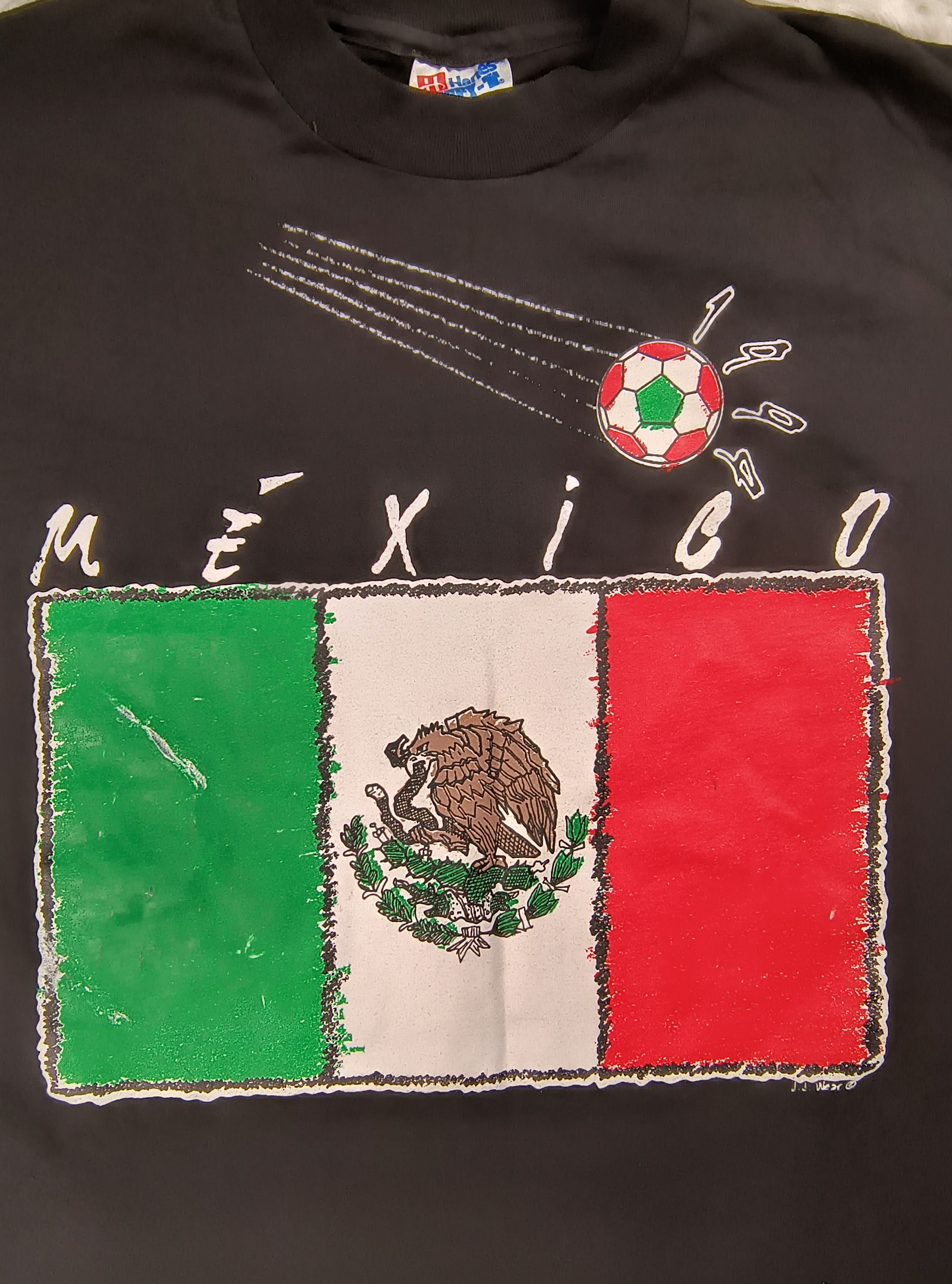 Hanes Vintage Mexico world cup 1994 tee Size US L / EU 52-54 / 3 - 1 Thumbnail