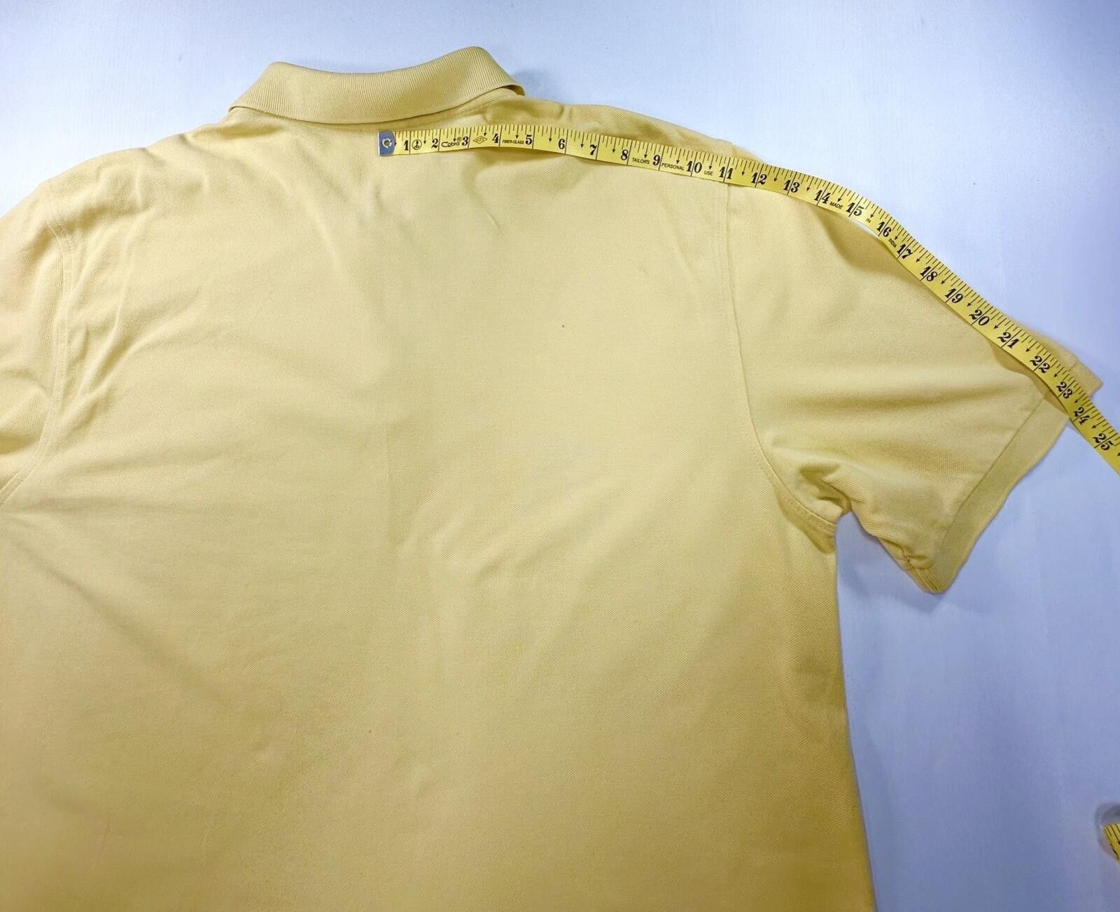 Brooks Brothers Brooks Brothers 1/4 Button 346 Polo Shirt Yellow Mens 2XL Size US XXL / EU 58 / 5 - 5 Thumbnail