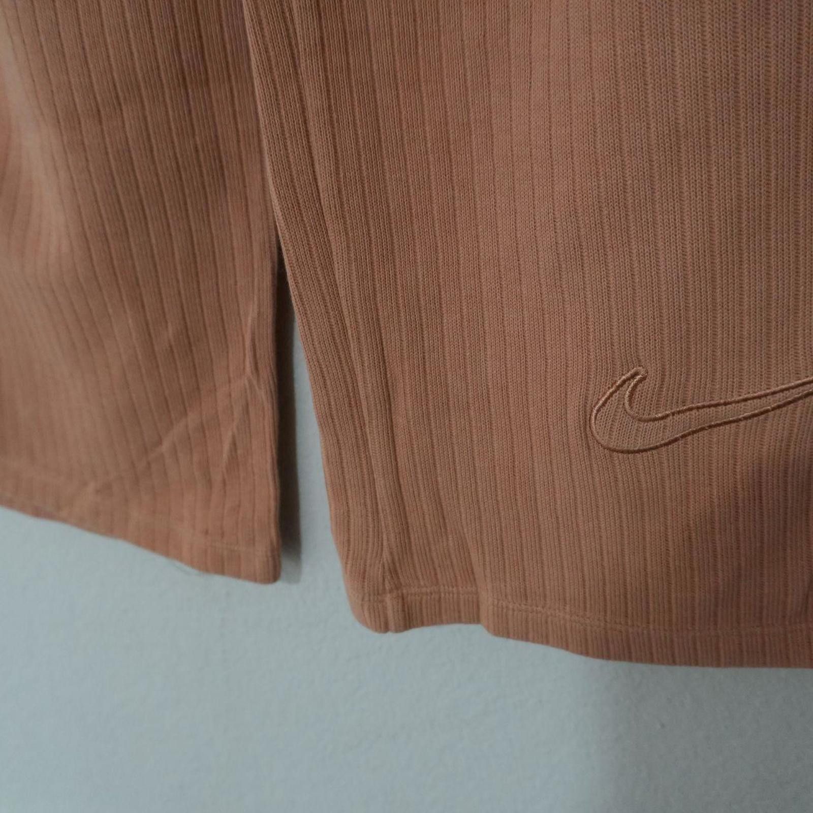 Nike Nike Pants Women's S Brown Wide Leg Ribbed Size 28" / US 6 / IT 42 - 6 Thumbnail