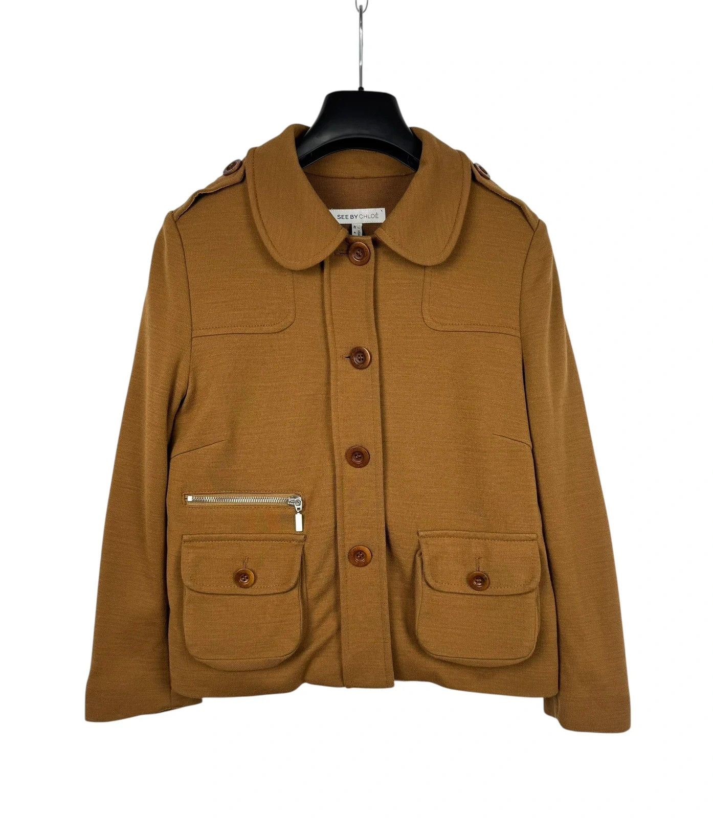 See by Chloe See By Chloe Acrylic Wool Jacket Collared size US4 I40 Size S / US 4 / IT 40 - 8 Thumbnail