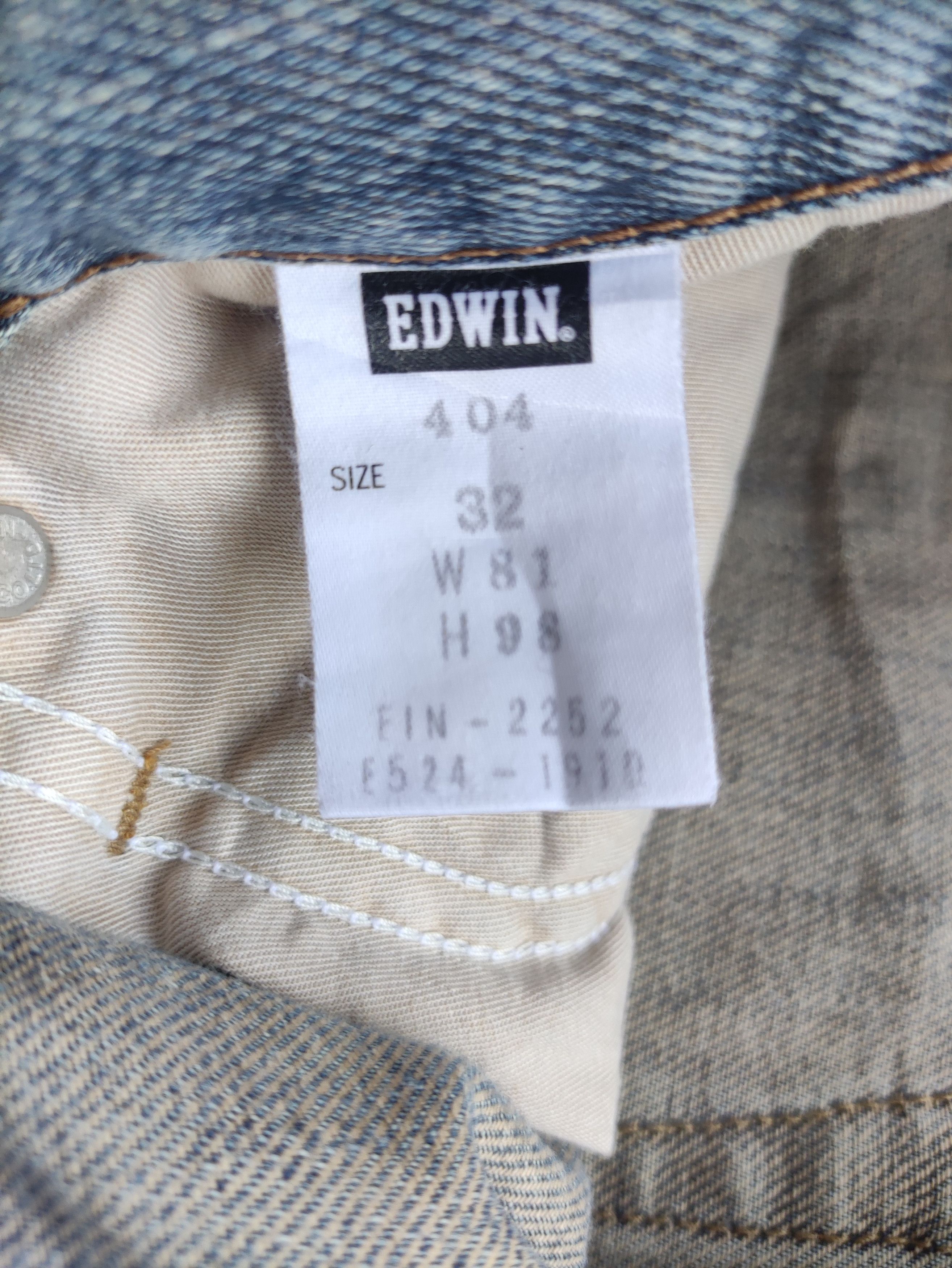 Edwin Vintage Edwin Jean Distressed Faded Denim Pants Size US 32 / EU 48 - 7 Thumbnail