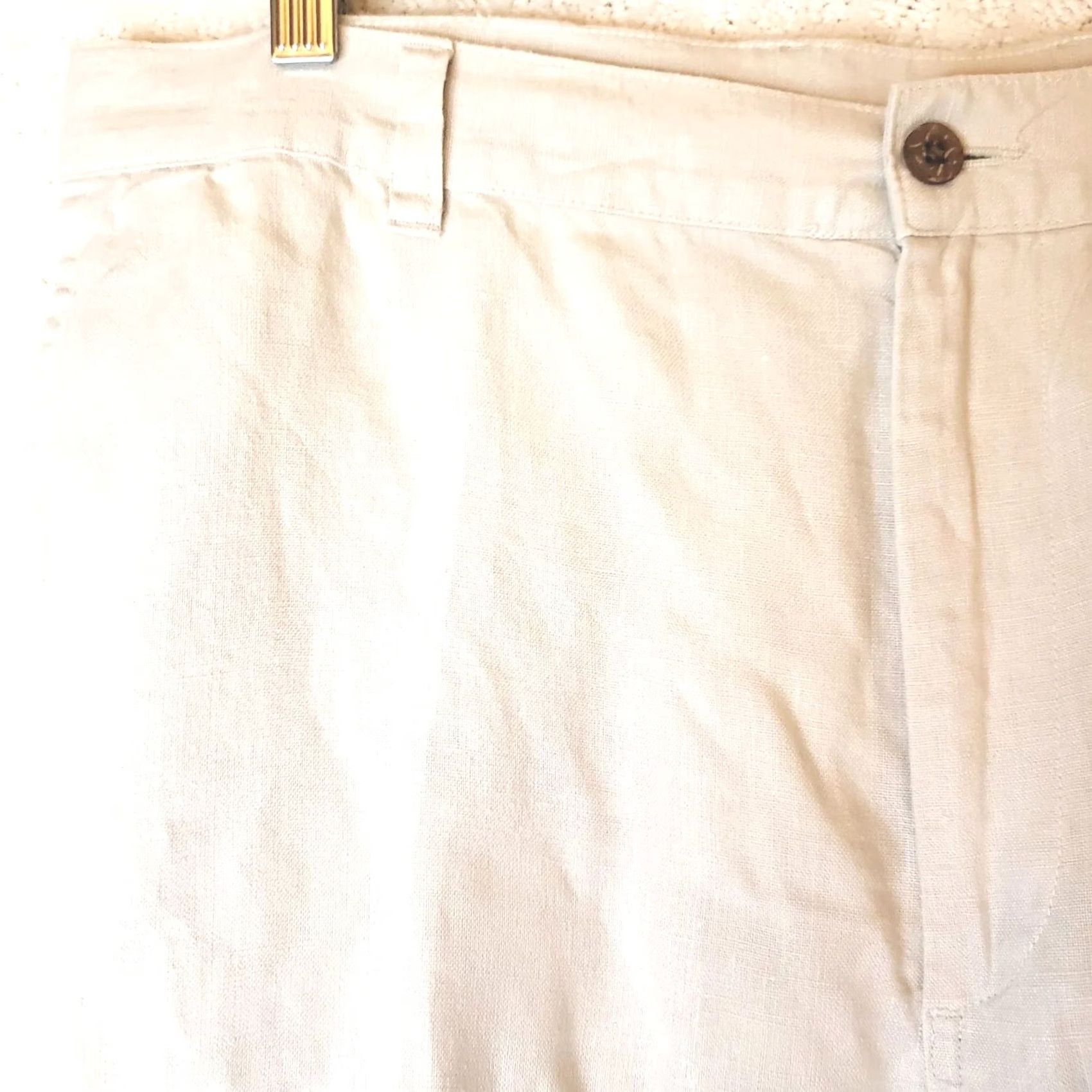 Jos. A. Bank JOS A BANK MEN Pants Beige 100% Linen 38W x 32L Dress Mens Size 38 Inseam 32 Beig e 100% Linen Dress Pants Mens Size US 38 / EU 54 - 4 Thumbnail