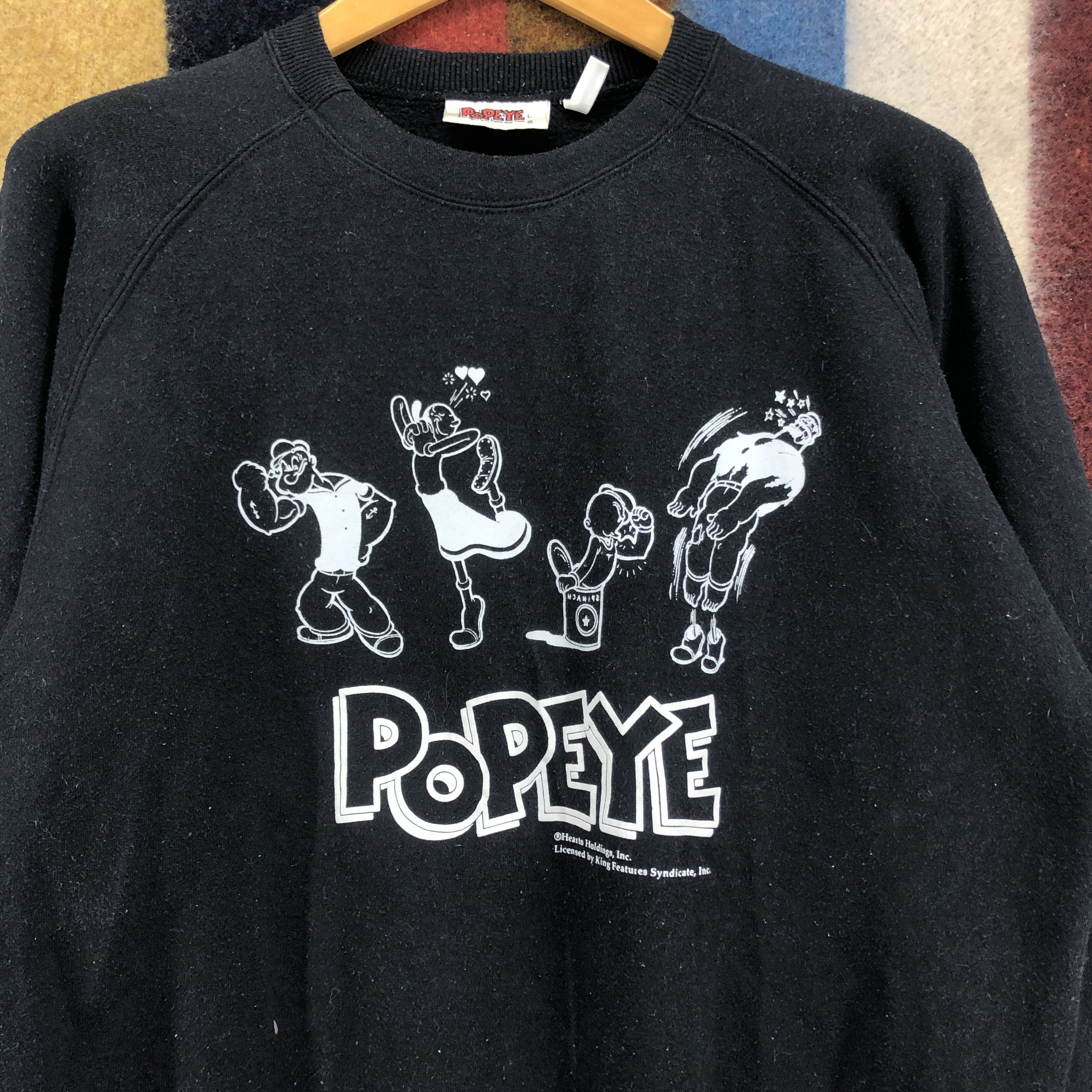Cartoon Network POPEYE And FRIENDS Crew Neck Sweatshirt #0724/AF Size US L / EU 52-54 / 3 - 2 Thumbnail