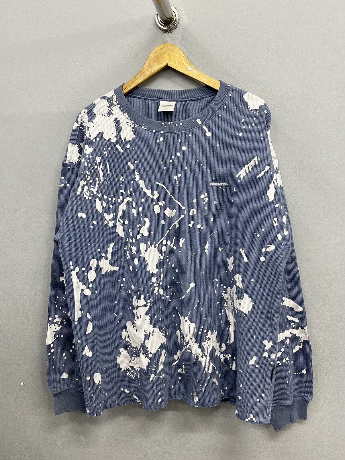 thisisneverthat Thisisneverthat Termal Painter Waffle L/SL Top Size US L / EU 52-54 / 3 - 1 Thumbnail