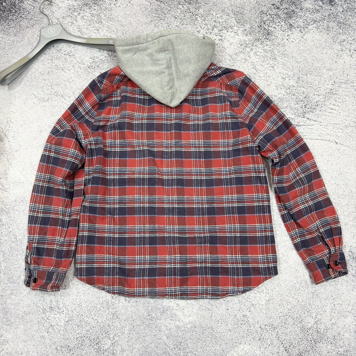 Denim & Supply Ralph Lauren × Designer × Ralph Lauren RL Denim & Supply Mens Hooded Cotton Overshirt XL size Size US XL / EU 56 / 4 - 8 Thumbnail