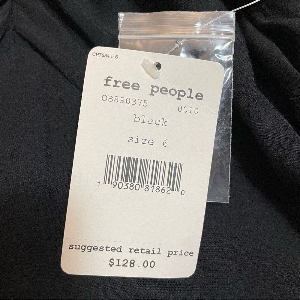 Free People NWT New $128 Free People My Baby Black Mini Dress Size 6 Size M / US 6-8 / IT 42-44 - 8 Thumbnail
