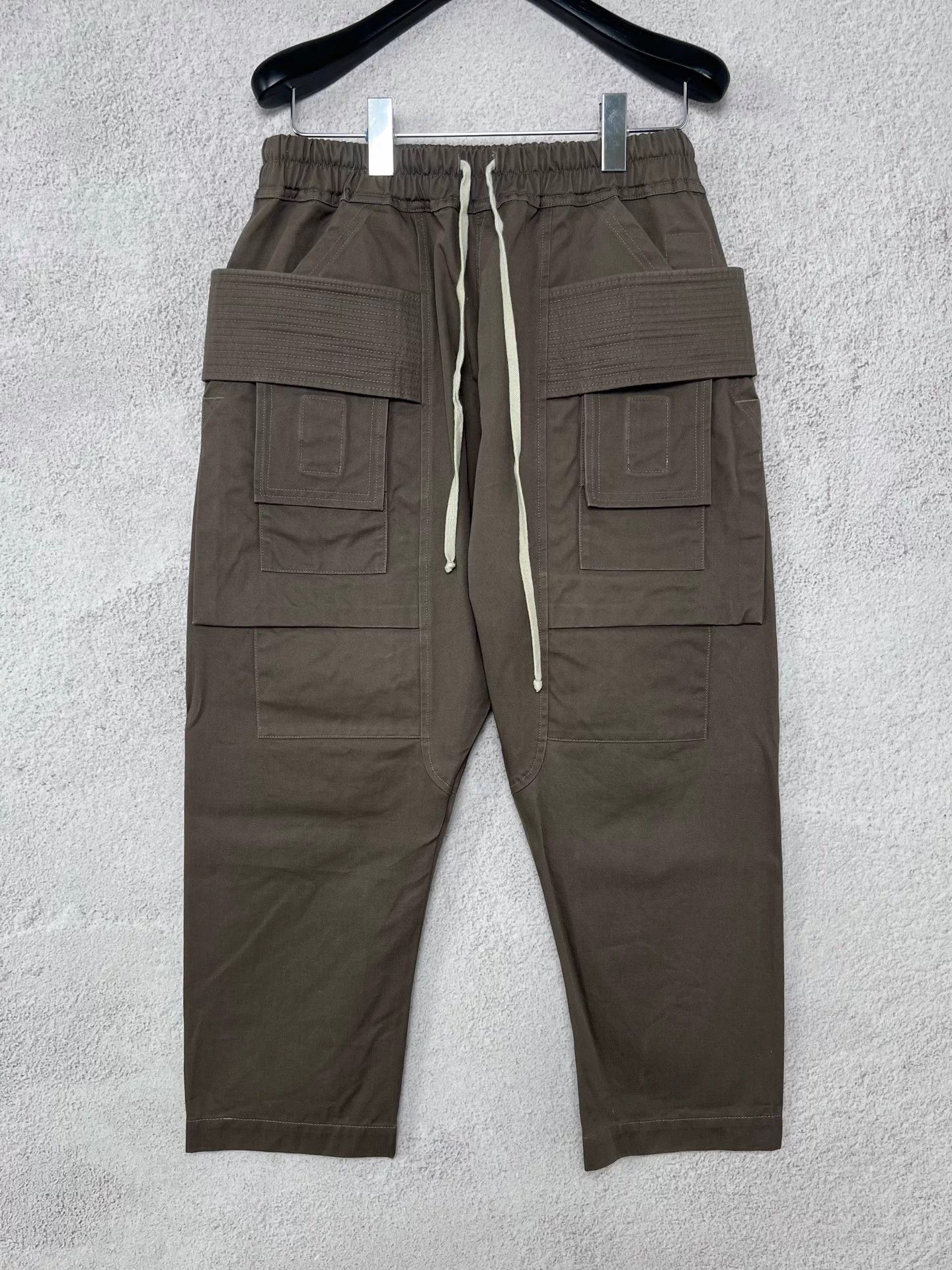Rick Owens RO SS23 dust rig double ring drawstring S pants Size US 28 / EU 44 - 1 Thumbnail