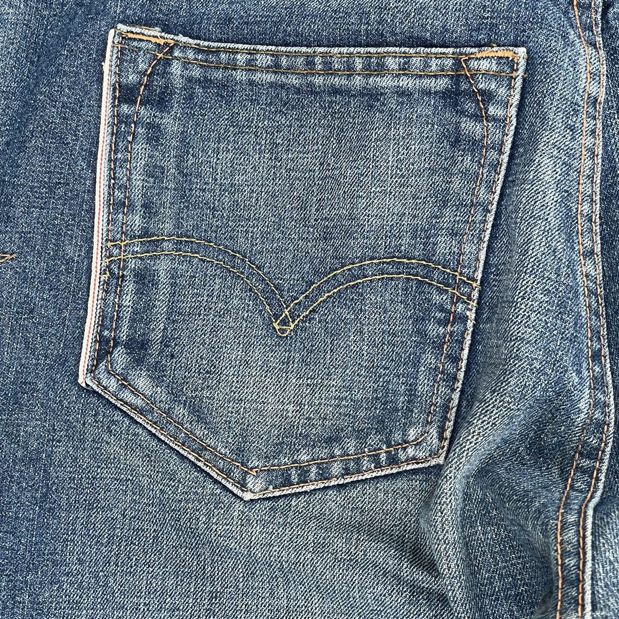Levi's × Levi's Made & Crafted × Levi's Vintage Clothing “PECULIAR 80s SELVEDGED 501 LEVIS” VINTAGE WEIRD LEVIS DENIM Size US 36 / EU 52 - 11 Thumbnail