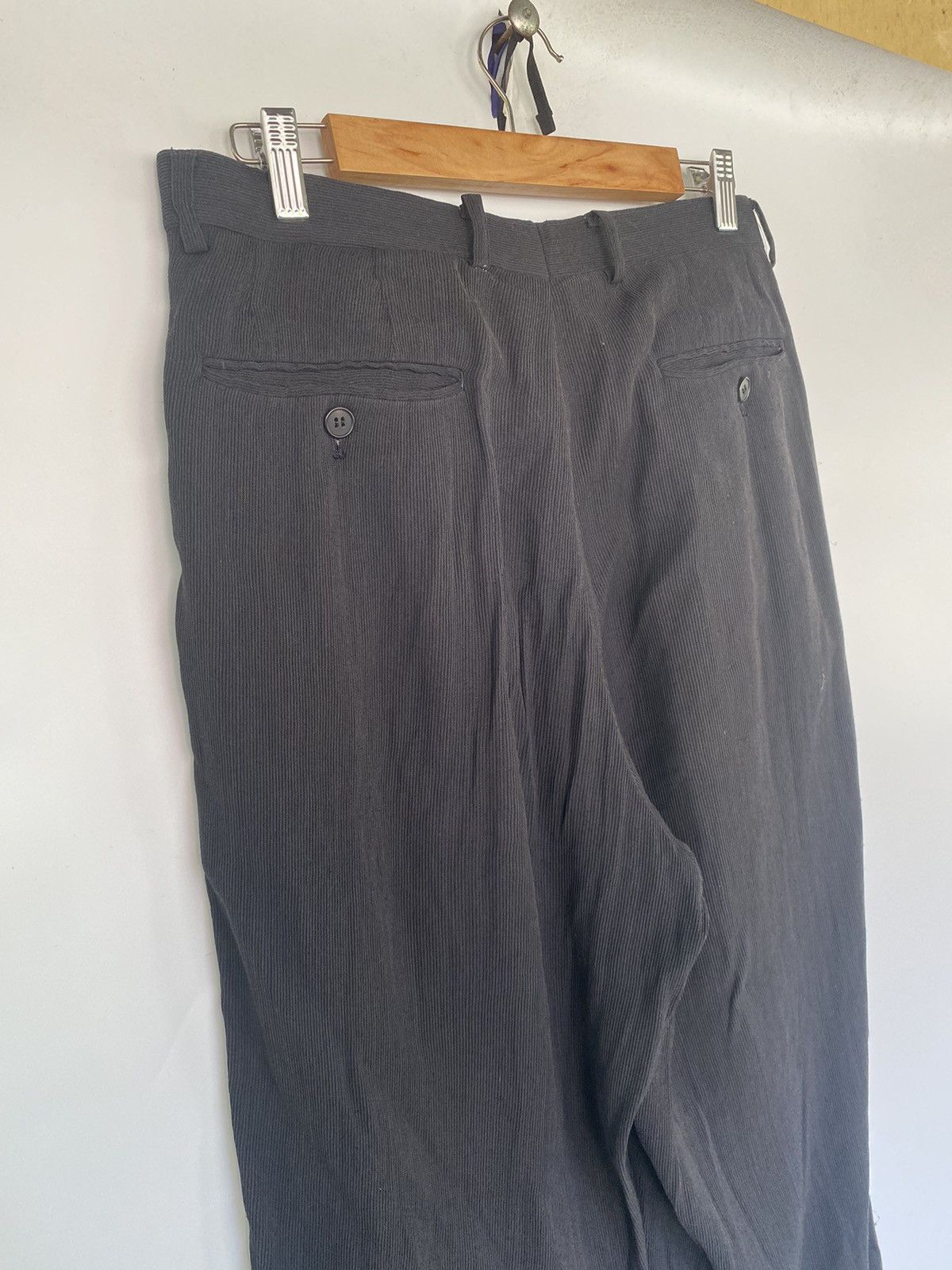 Japanese Brand × Kenzo × Vintage Vintage KENZO Casual Black Trousers Pant Size US 30 / EU 46 - 7 Thumbnail