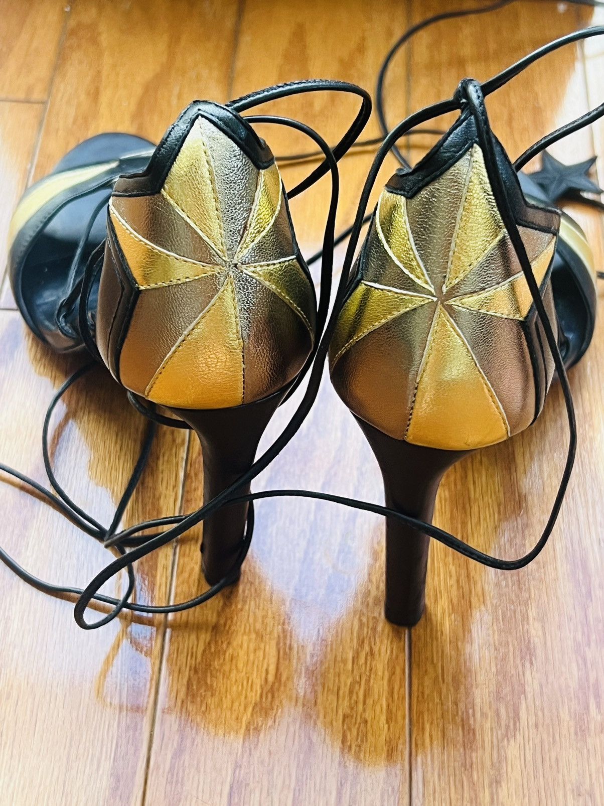 Roberto Cavalli Roberto Cavalli spaghetti strap heels Size US 6 / IT 36 - 3 Thumbnail