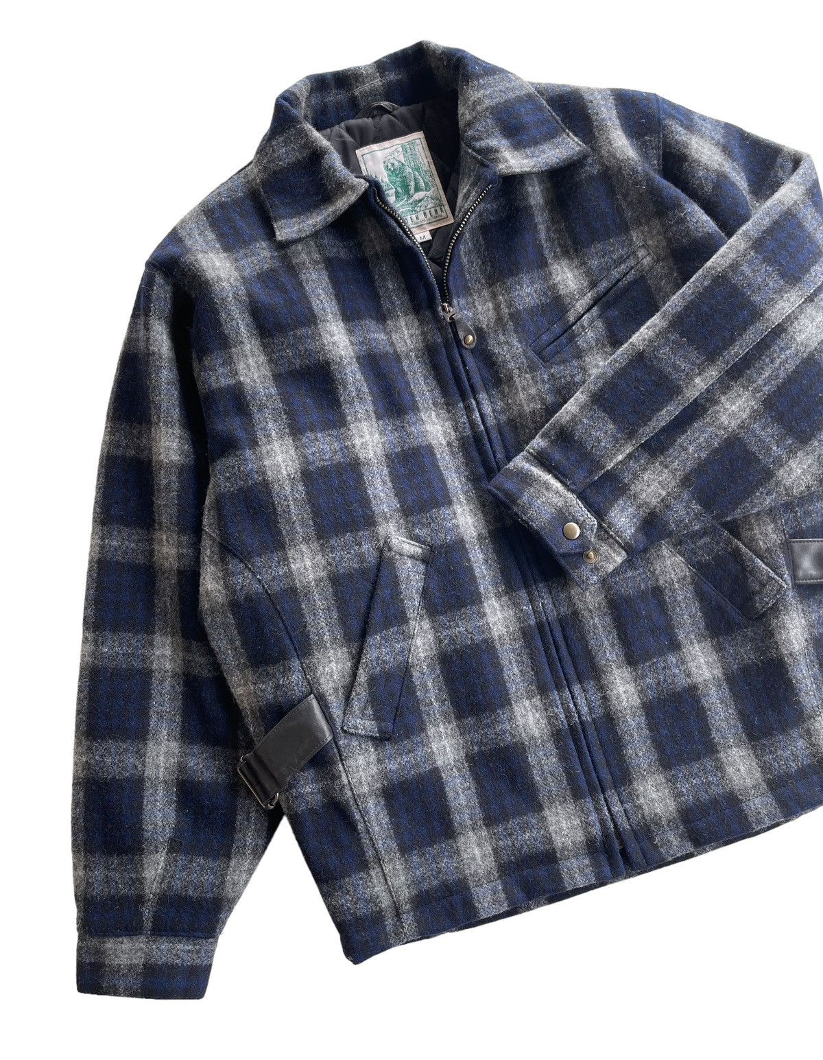 Golden Bear 60s Golden Bear Wool Tartan Heavy Jacket Size US M / EU 48-50 / 2 - 2 Thumbnail