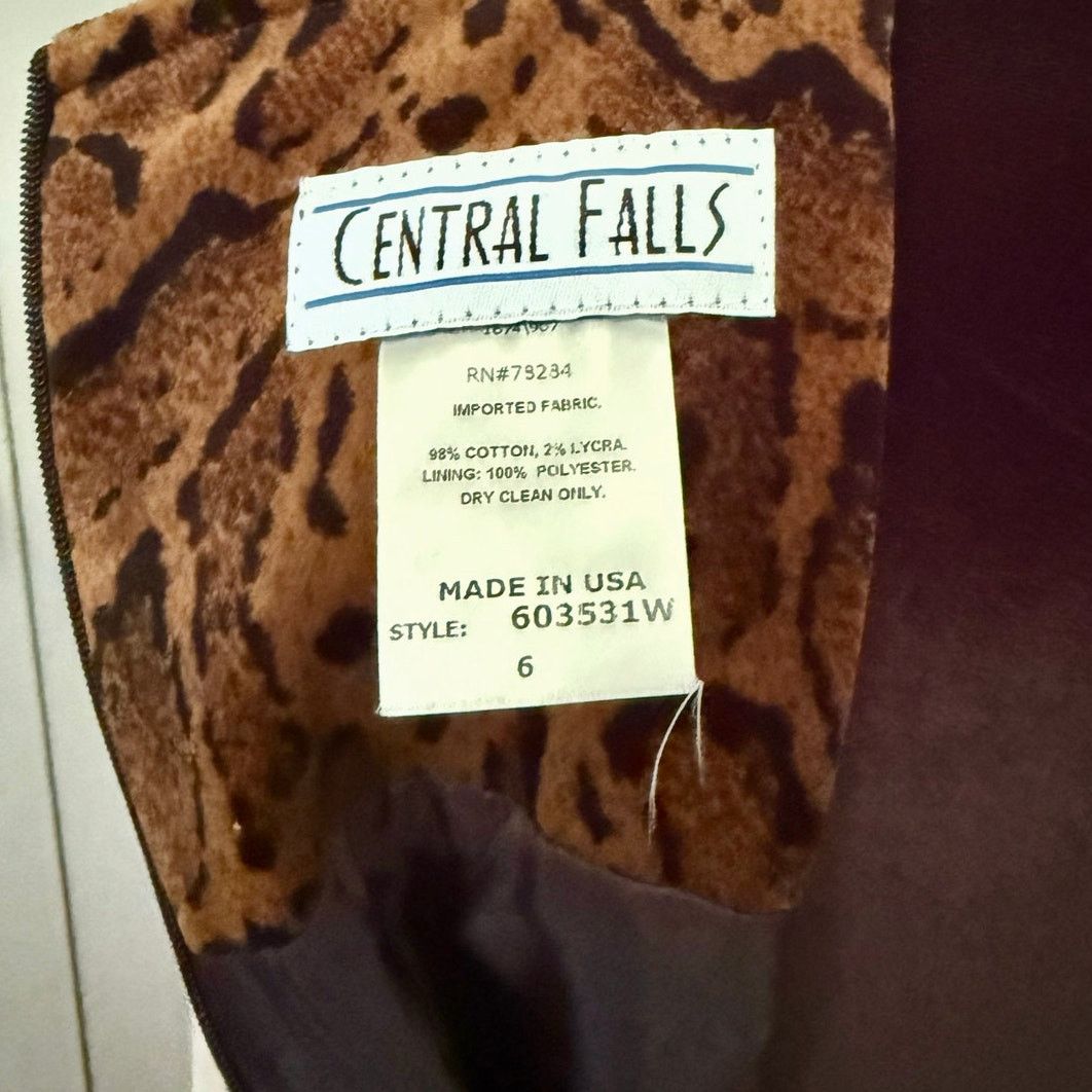 Vintage Vintage 90’s Dead stock Central Falls Leopard Dress Small Size S / US 4 / IT 40 - 6 Thumbnail