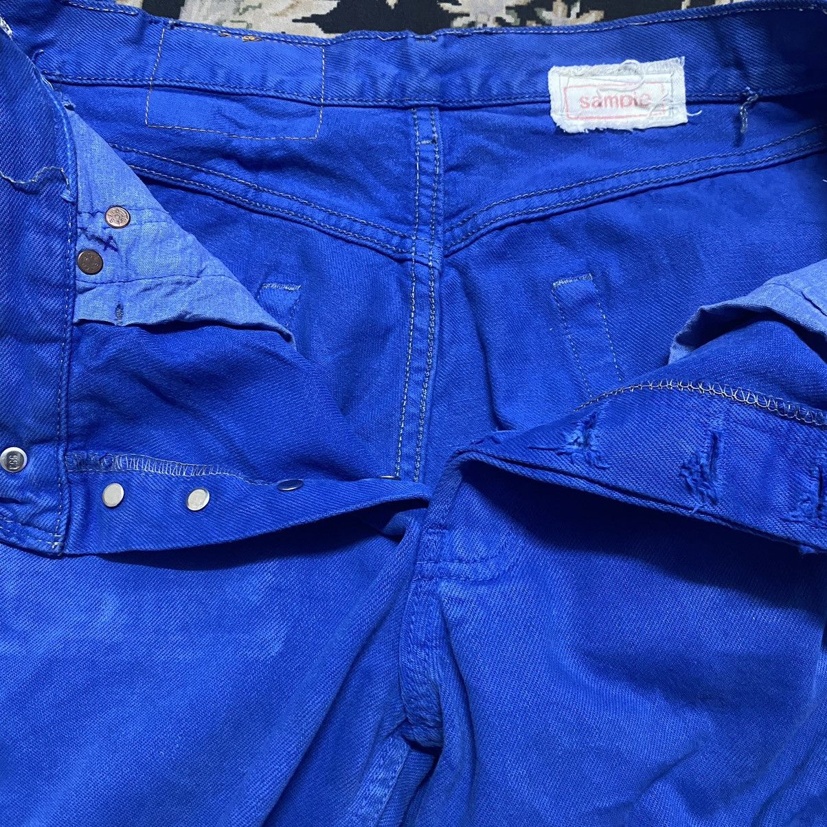 Needles Levis Sample Rebuild Lace Sidetape Jeans Royal Blue Size US 32 / EU 48 - 23 Thumbnail