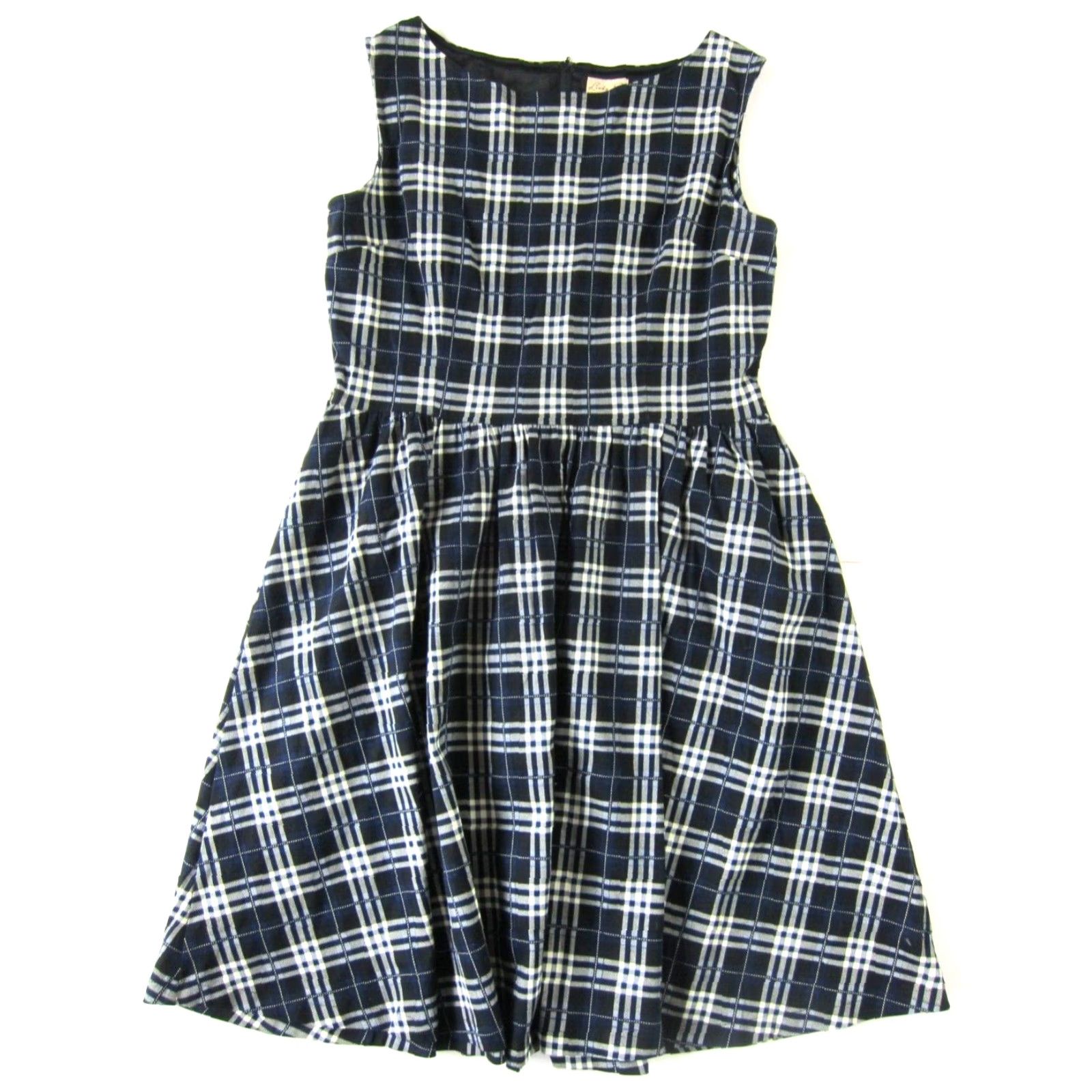 Vintage Lindy Bop Blue Black Plaid Tartan Retro Vintage Style Festive Sheath Dress XL Size XL / US 12-14 / IT 48-50 - 2 Thumbnail
