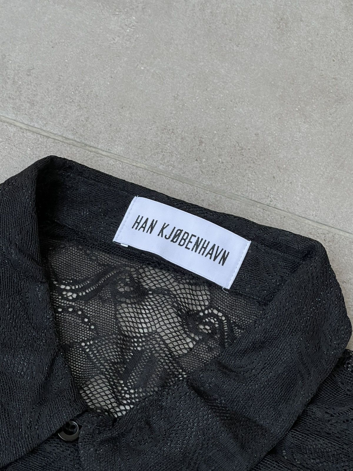 Han Kjobenhavn !DS! SS23 Han Kjobenhavn Lace Monogram Black Summer Shirt Size US M / EU 48-50 / 2 - 19 Thumbnail