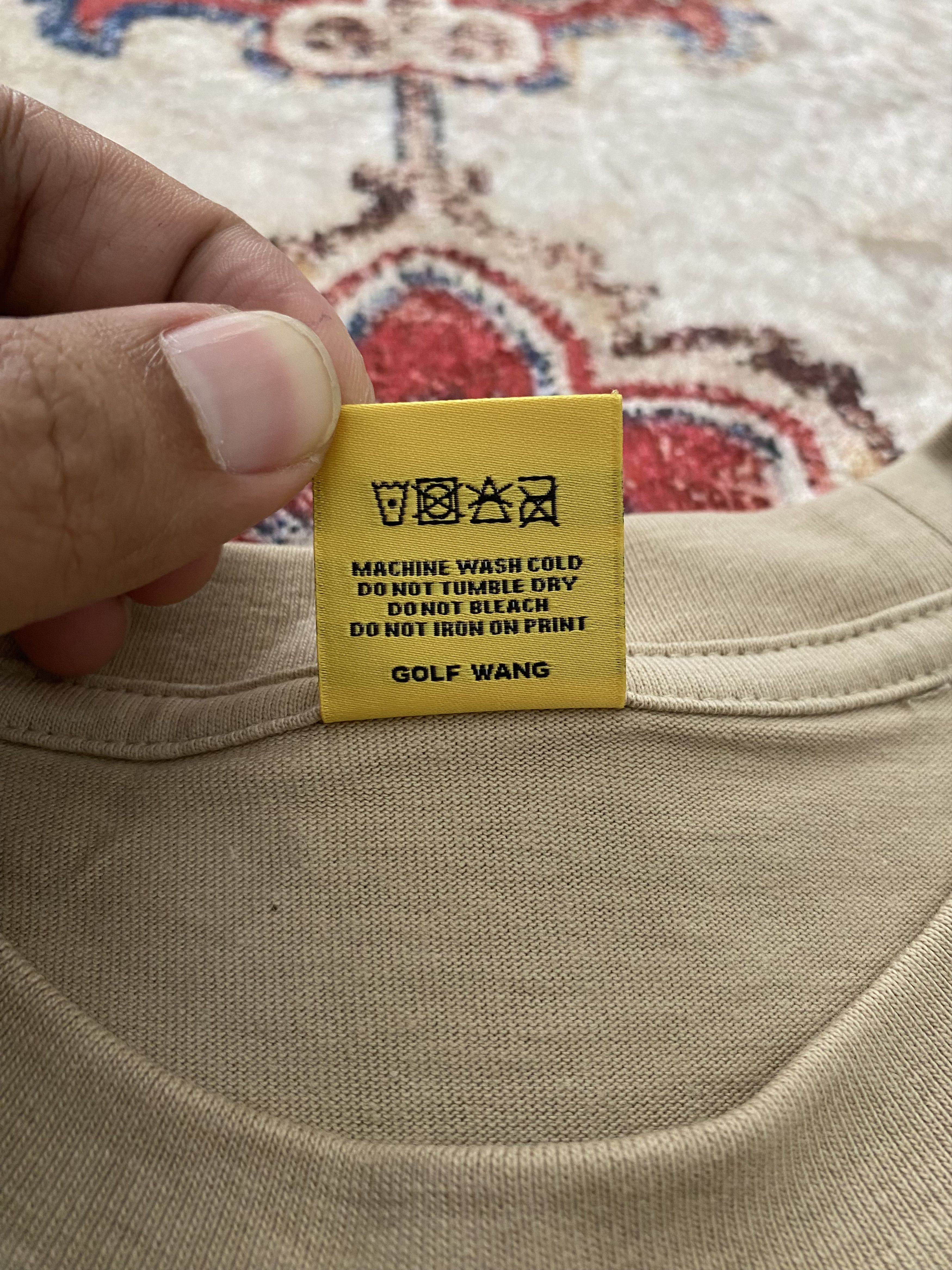 Golf Wang Golf Wang Save the Bees Tee - Sand Size US M / EU 48-50 / 2 - 6 Thumbnail