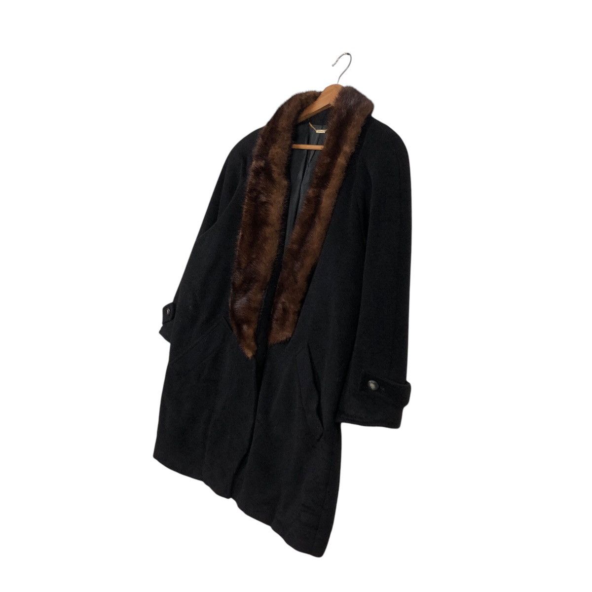 Vintage 📌Vintage Oversize Jacket Lui Chantant Fur Blanket Cashmere Size US M / EU 48-50 / 2 - 3 Thumbnail