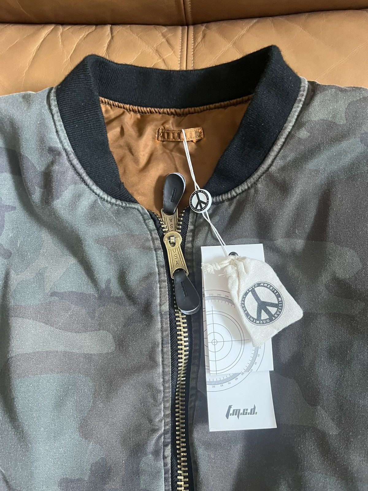 Fostex Garments Fostex Garments ANTIQUE WASH DOUBLE FACE CAMO BOMBER JACKET Size US M / EU 48-50 / 2 - 2 Thumbnail