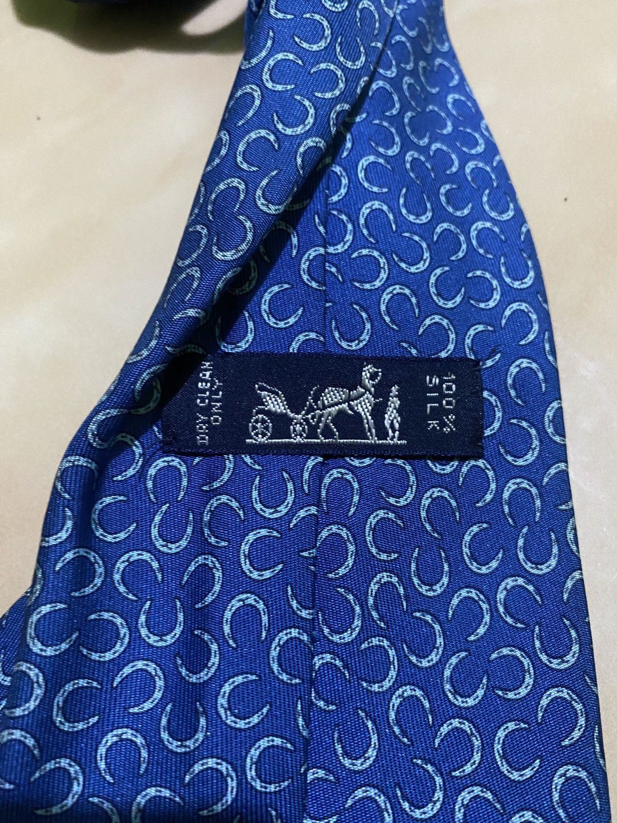 Hermes Necktie vintage hermes Size ONE SIZE - 4 Thumbnail
