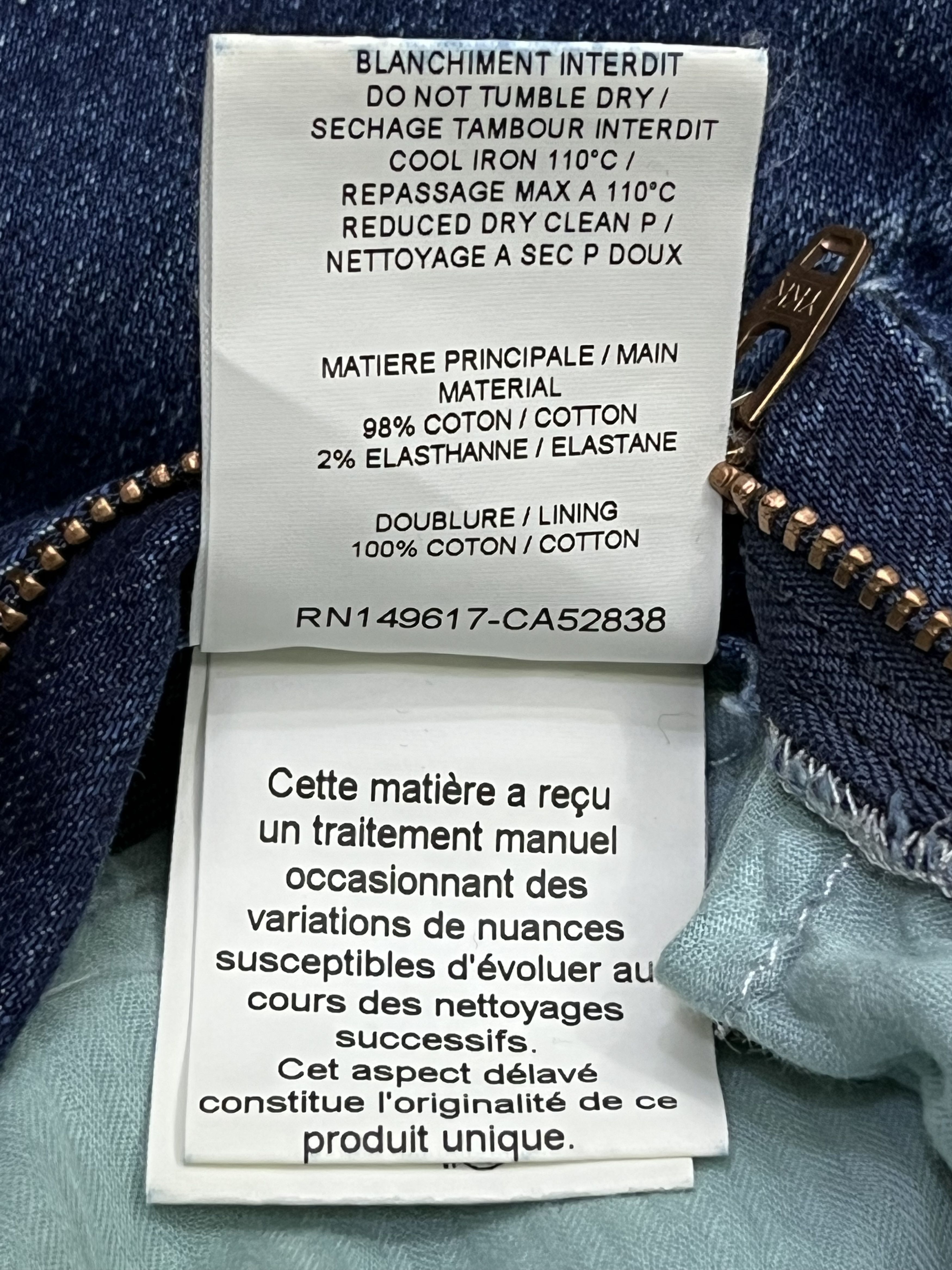 See by Chloe See By Chloé Vintage Italy Stretch Denim Flare Skirt 25" Size 25" / US 0 / IT 36 - 9 Thumbnail