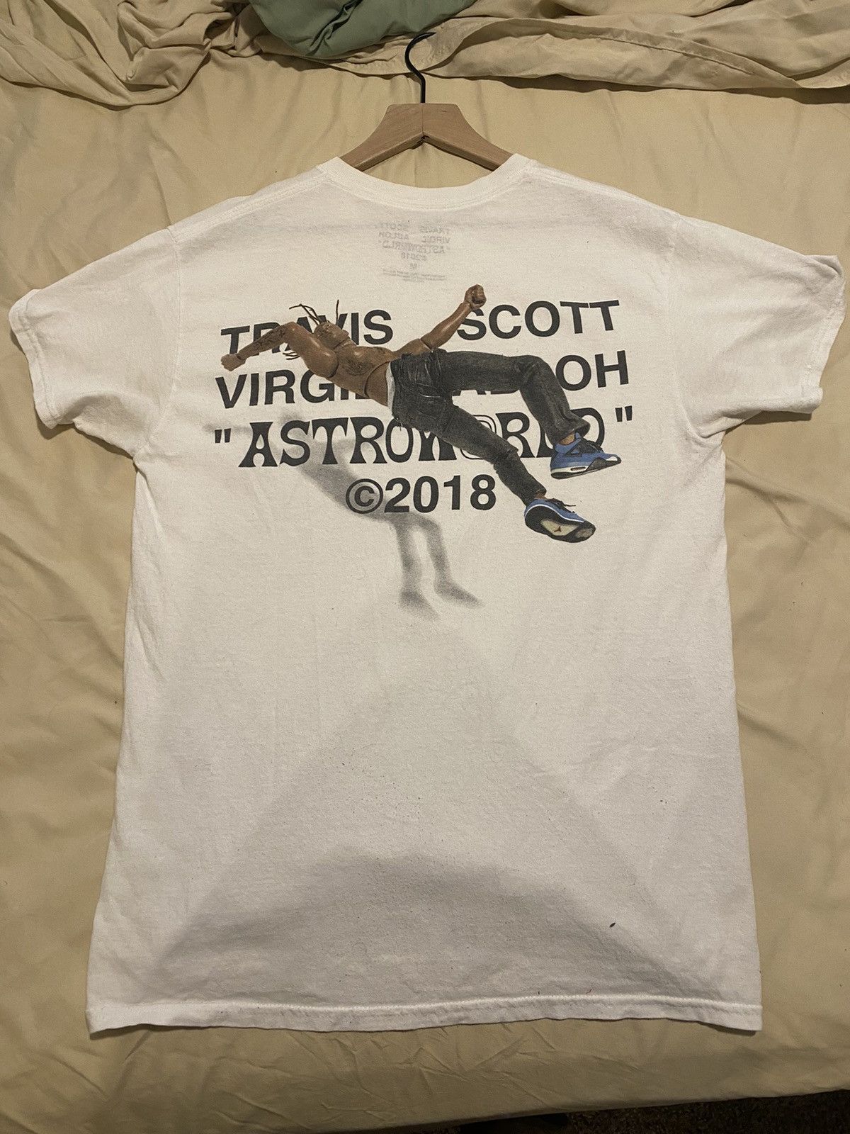 travis scott x virgil abloh by a thread tee