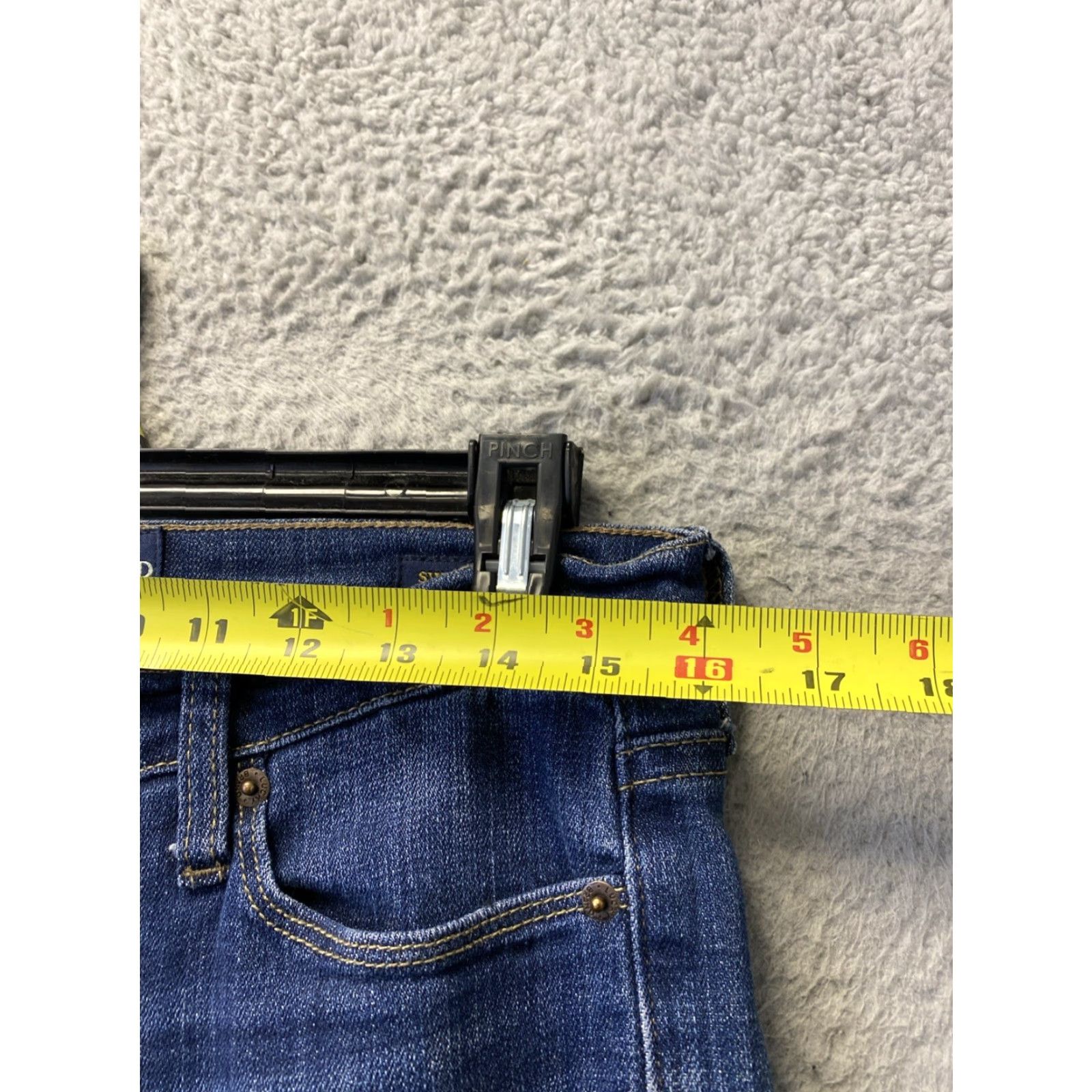 Lucky Brand Lucky Brand Jeans Womens 6 Straight Denim 32x33 Blue Slim 5-Pocket Regular Inseam 33 Comment: N/A Size 24" / US 00 / IT 34 - 7 Thumbnail