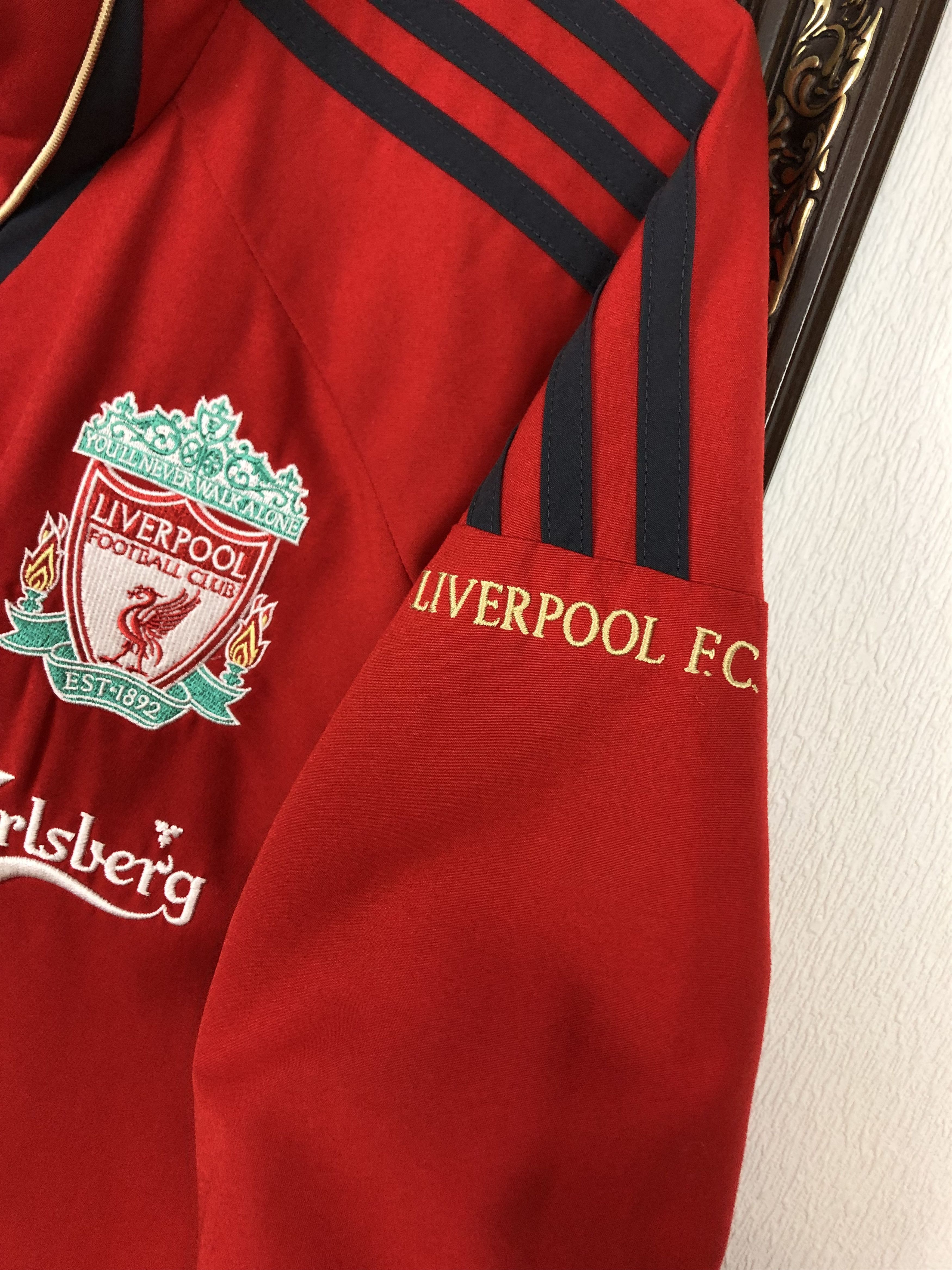 Adidas Vintage Adidas Liverpool Football Jacket Soccer Track Top Size US L / EU 52-54 / 3 - 4 Thumbnail