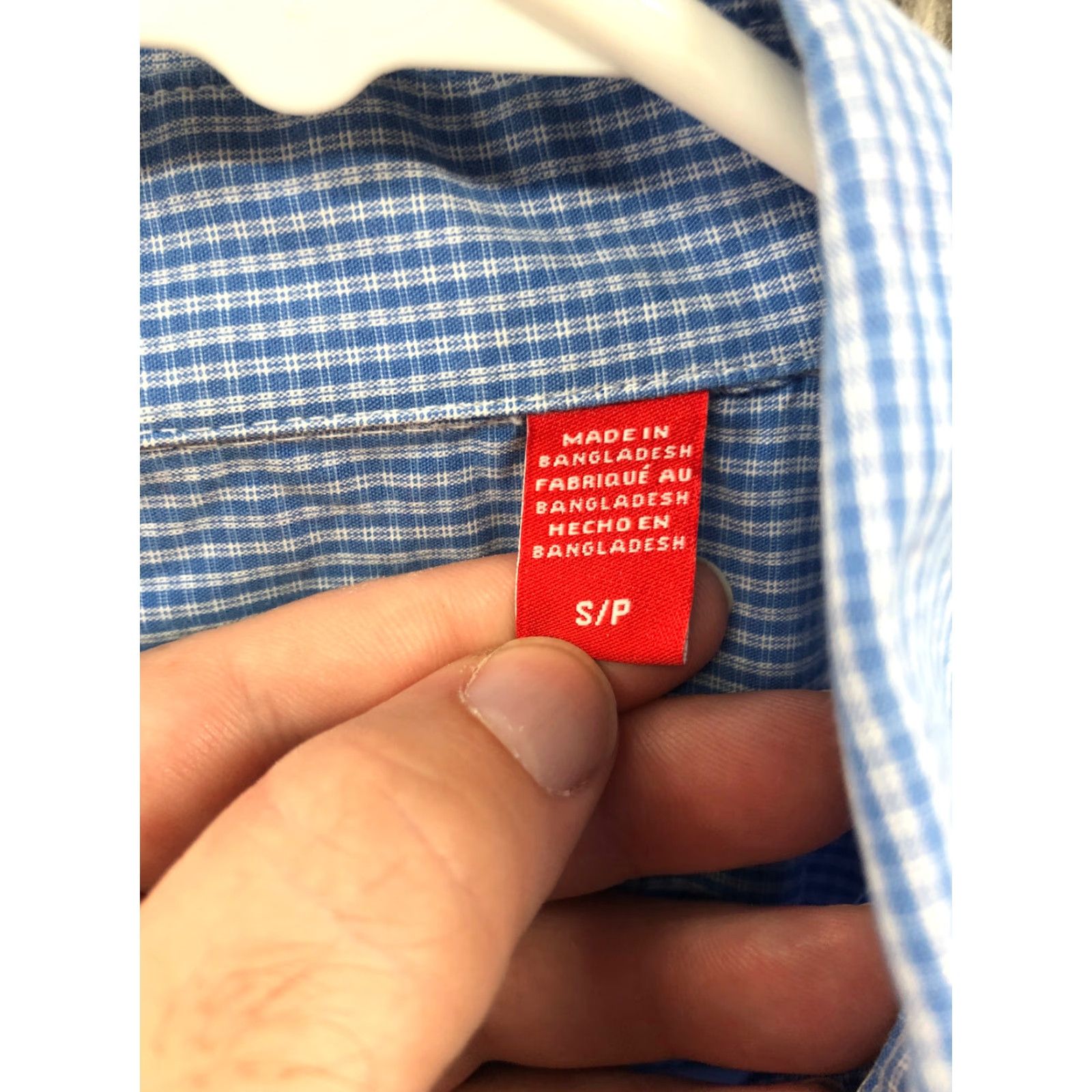 Izod IZOD Shirt Blue Plaid Long Sleeve Button-Down Collar Mens Small Casual, Business, Travel Size US S / EU 44-46 / 1 - 7 Thumbnail