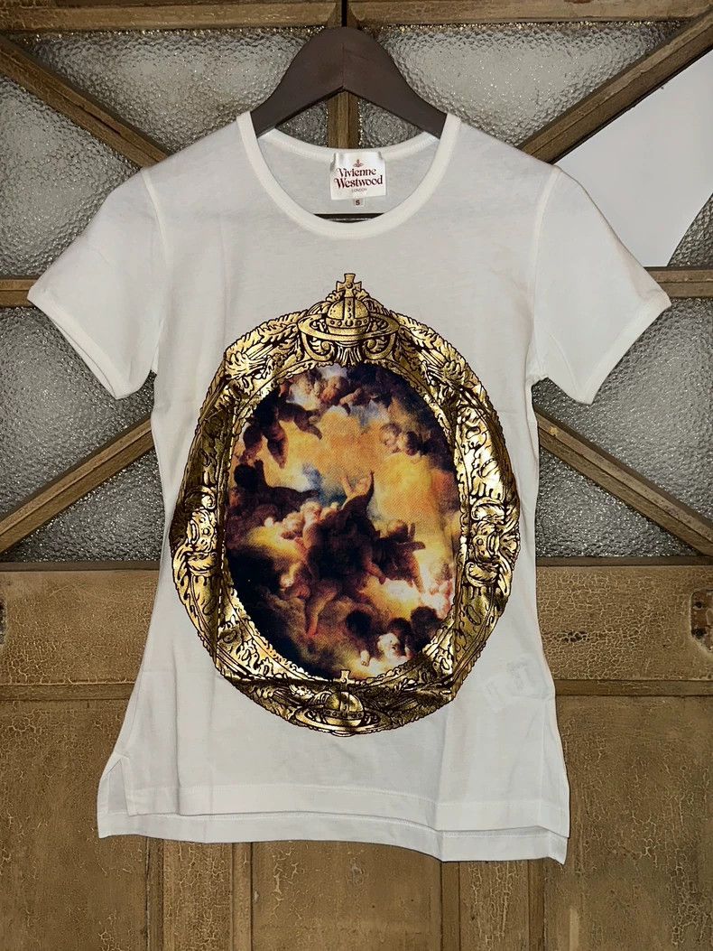 Vivienne Westwood Vivienne Westwood Gold Foil Angel Frame. Short sleeves Size S / US 4 / IT 40 - 1 Thumbnail