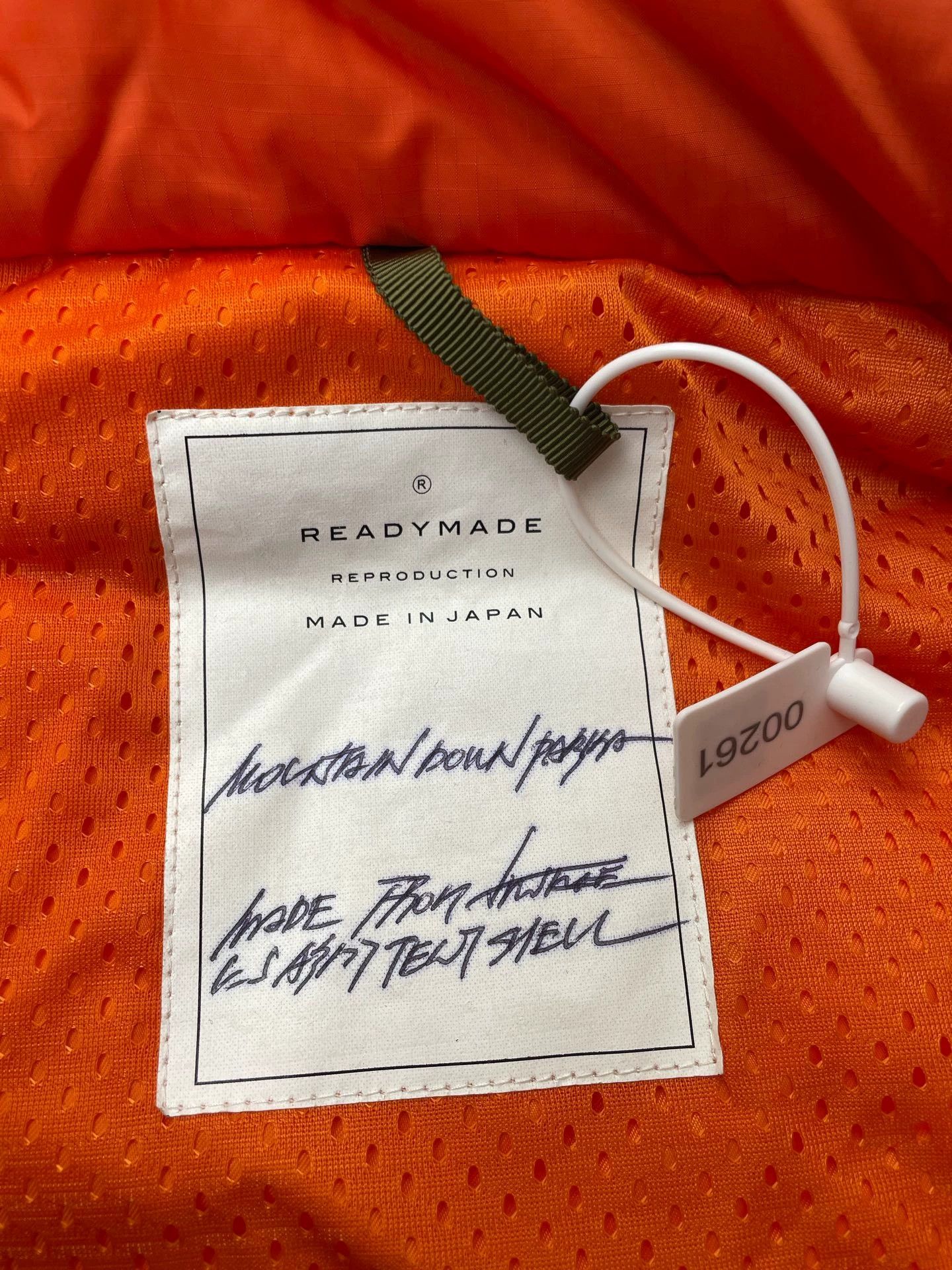 READYMADE Readymade Embroidered Tent Jacket Military Green/Orange Size US S / EU 44-46 / 1 - 4 Thumbnail