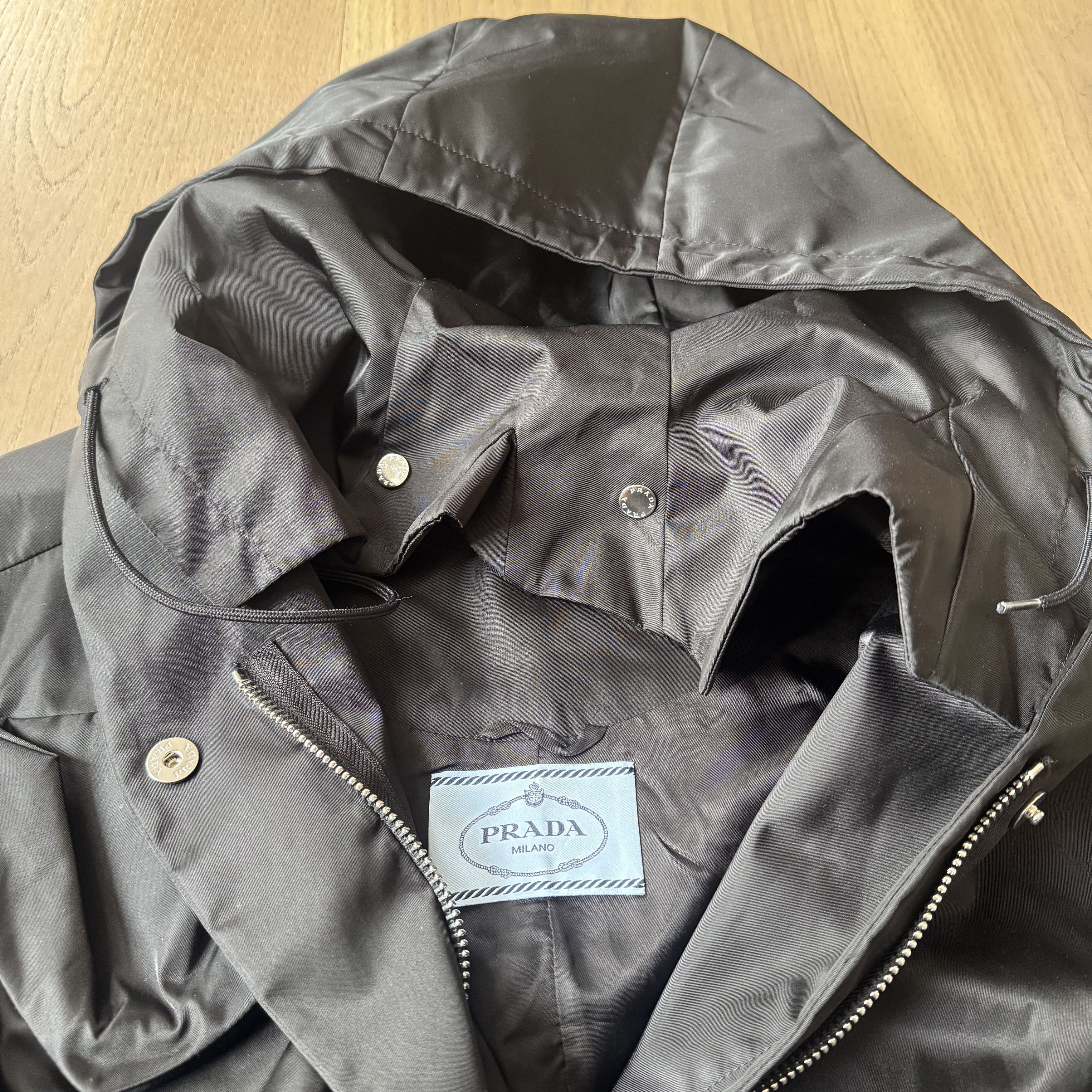 Prada Prada - Re-Nylon Gabardine Blouson Jacket - Black Size S / US 4 / IT 40 - 4 Thumbnail