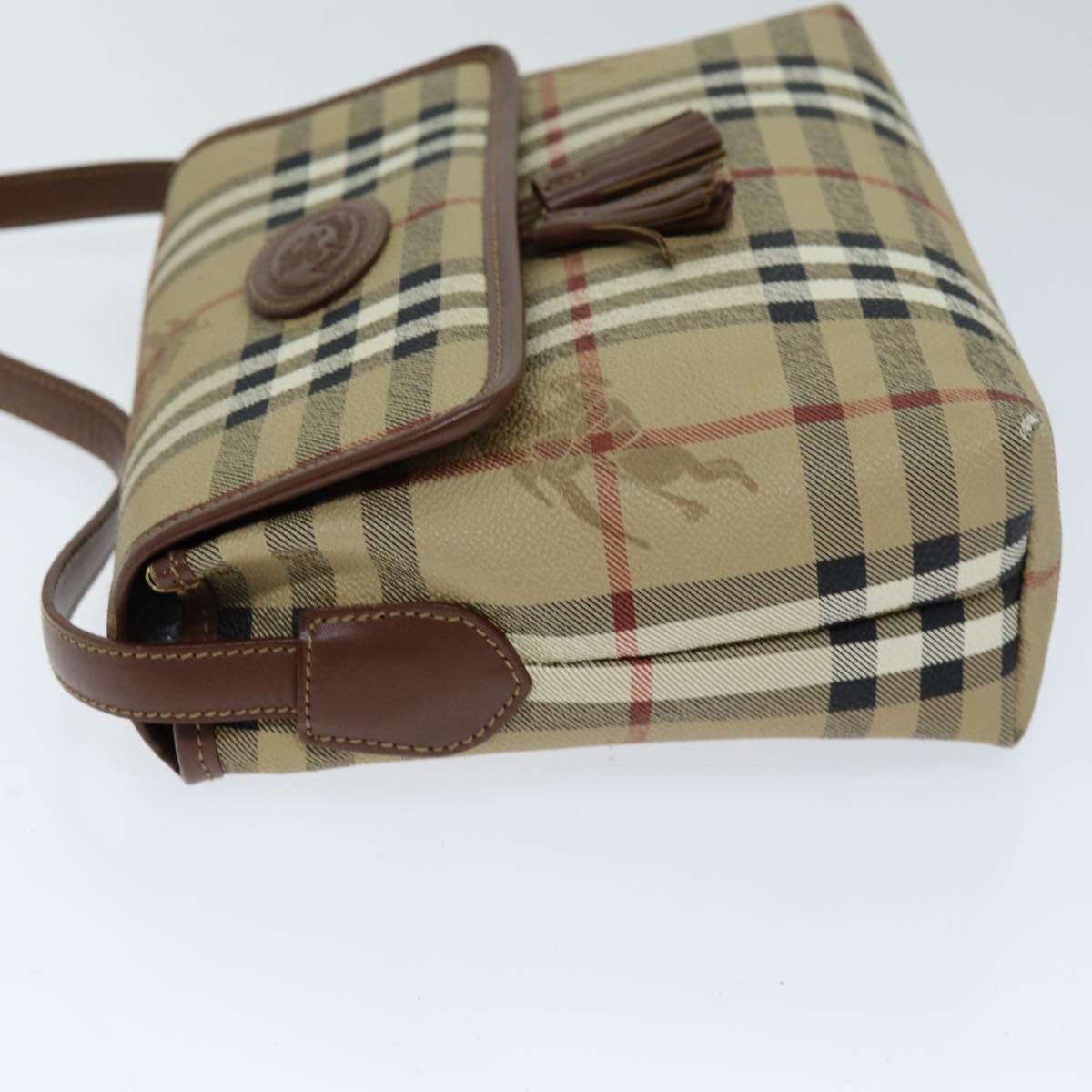Burberry Burberry Nova Check Shoulder Bag Pvc Leather Size ONE SIZE - 4 Thumbnail