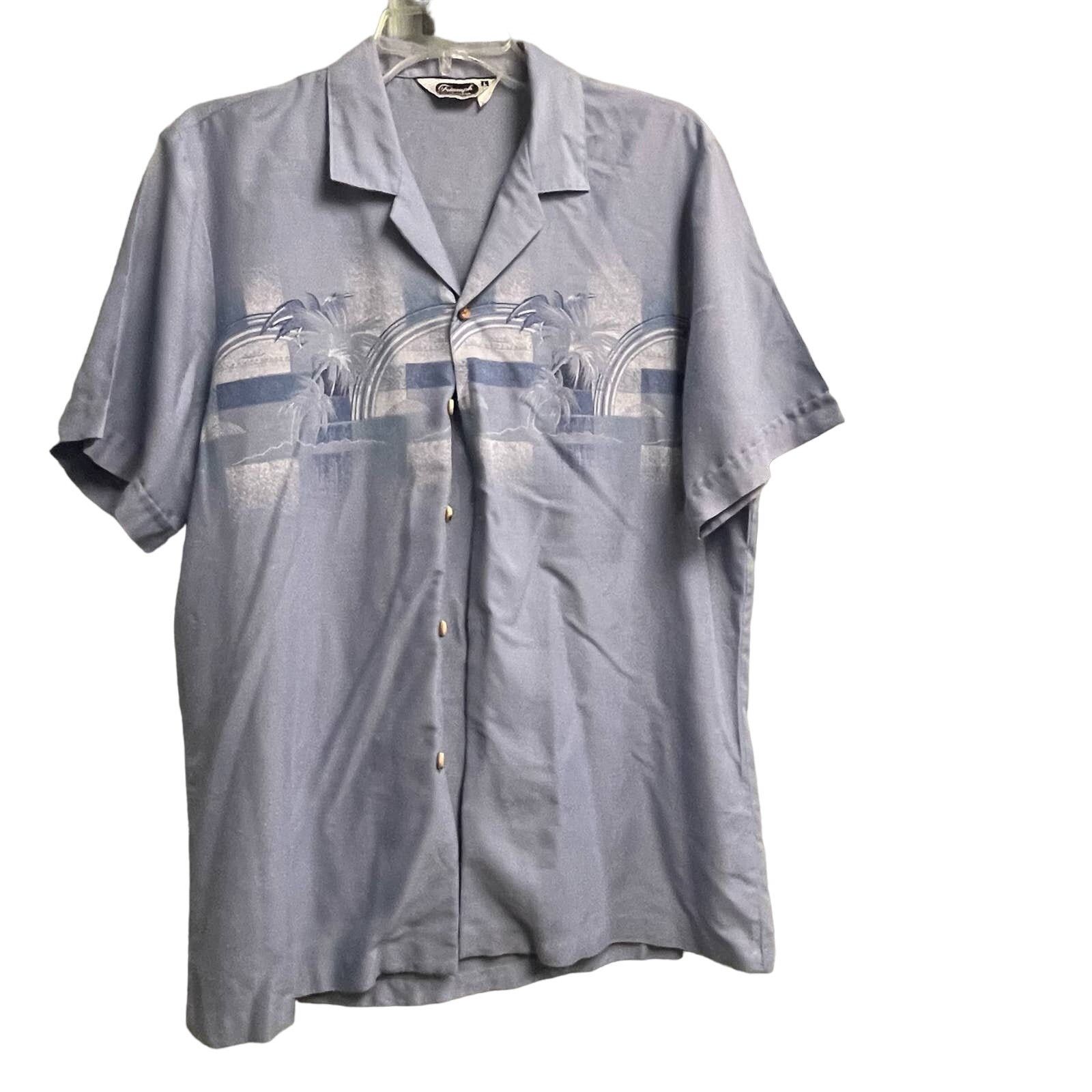 Vintage Vintage Triumph of California button down palm tree shirt Size US L / EU 52-54 / 3 - 1 Thumbnail