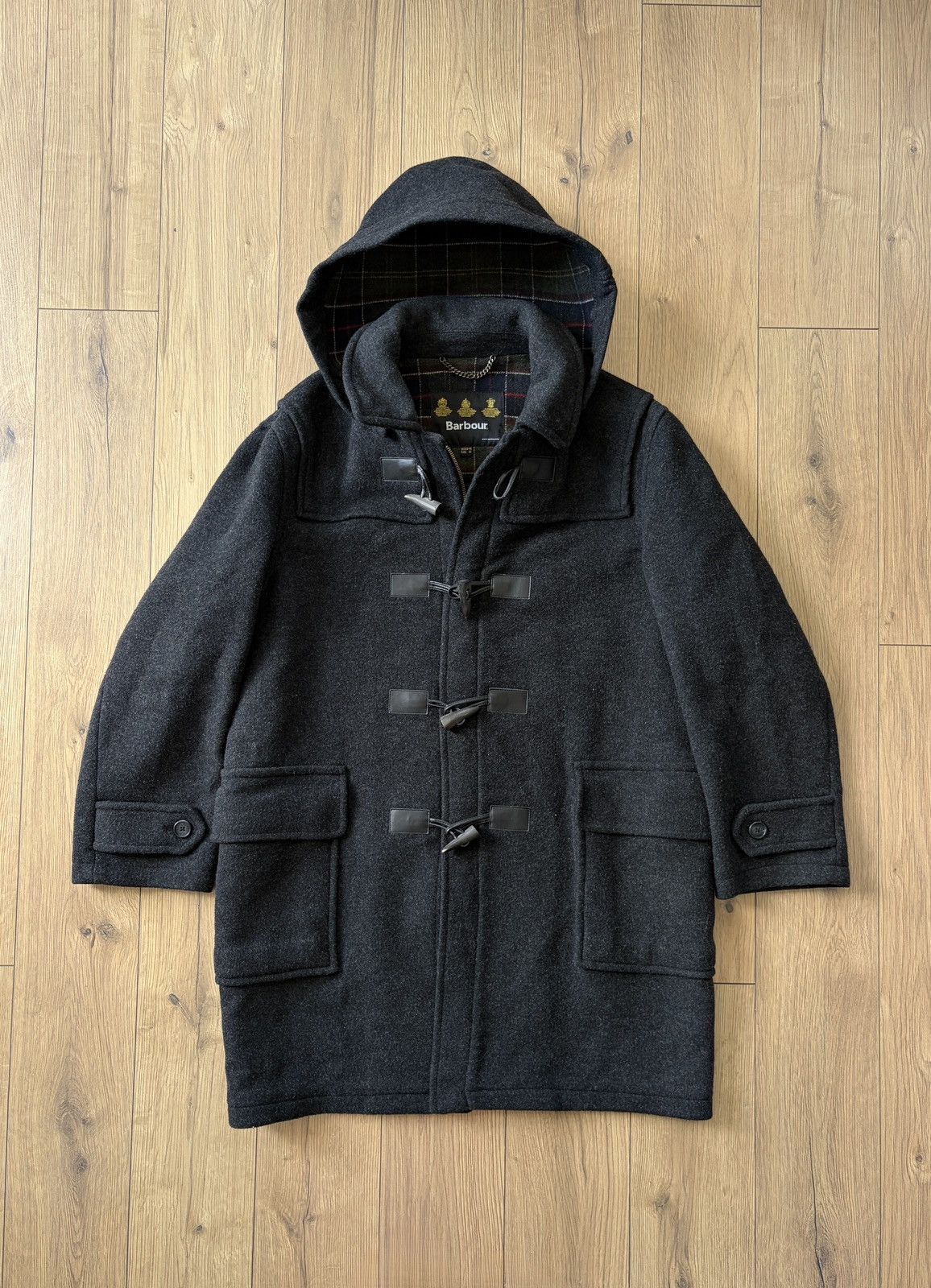 Barbour Barbour Iconic Classic Wool Duffle Coat Size US L / EU 52-54 / 3 - 1 Thumbnail