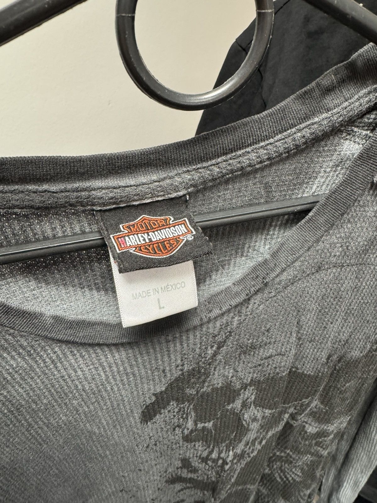 Harley Davidson × Vintage Long sleeve Harley-Davidson with skull Opium Size US L / EU 52-54 / 3 - 3 Thumbnail