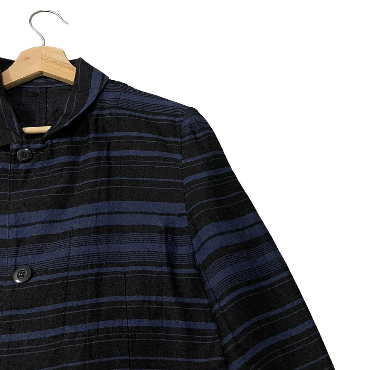 Kazuyuki Kumagai Attachment Vintage Attachment Stripe Workers Style Jacket Size US M / EU 48-50 / 2 - 2 Thumbnail