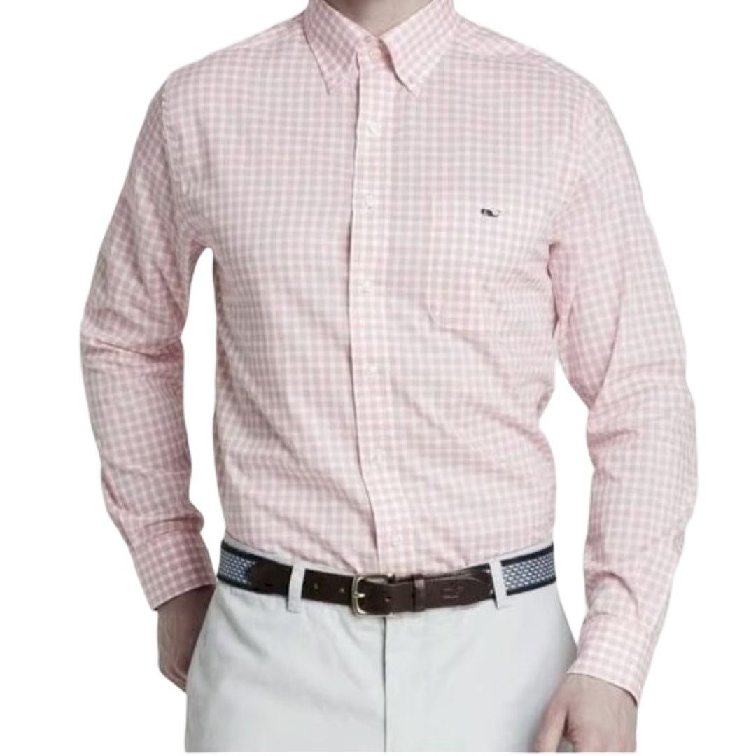 Vineyard Vines Vineyard Vines Whale Shirt Regatta Gingham Check L/S Size US L / EU 52-54 / 3 - 2 Thumbnail