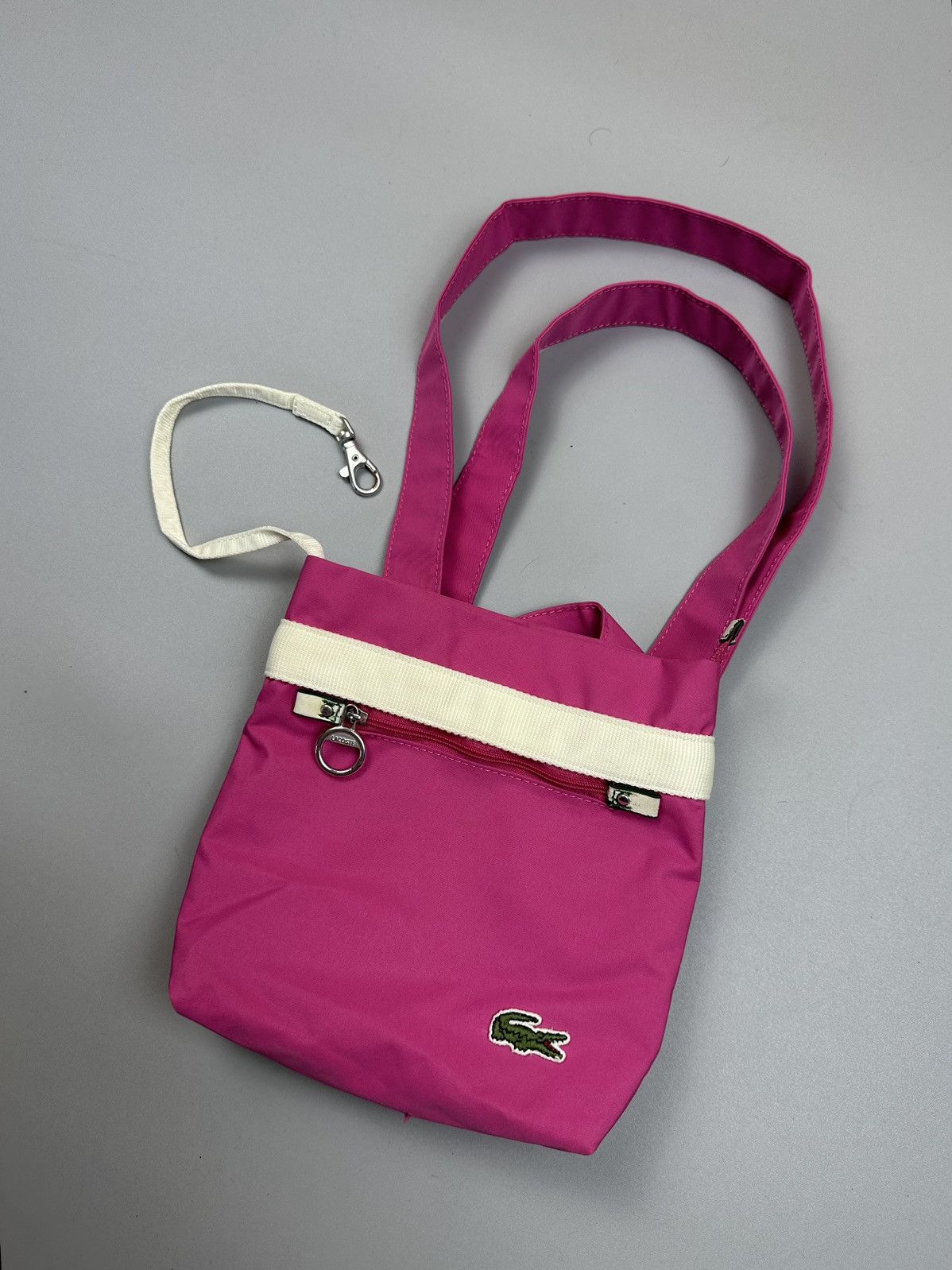 Lacoste Pink Crossbody Bag Lacoste Size ONE SIZE - 1 Thumbnail