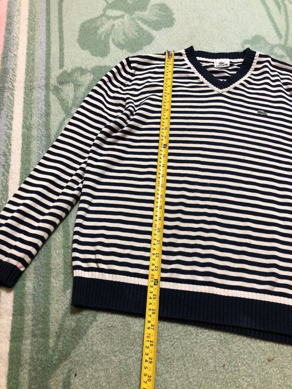 Lacoste Print Striped Sweaters Y2K Logo LACOSTE Size US M / EU 48-50 / 2 - 12 Thumbnail