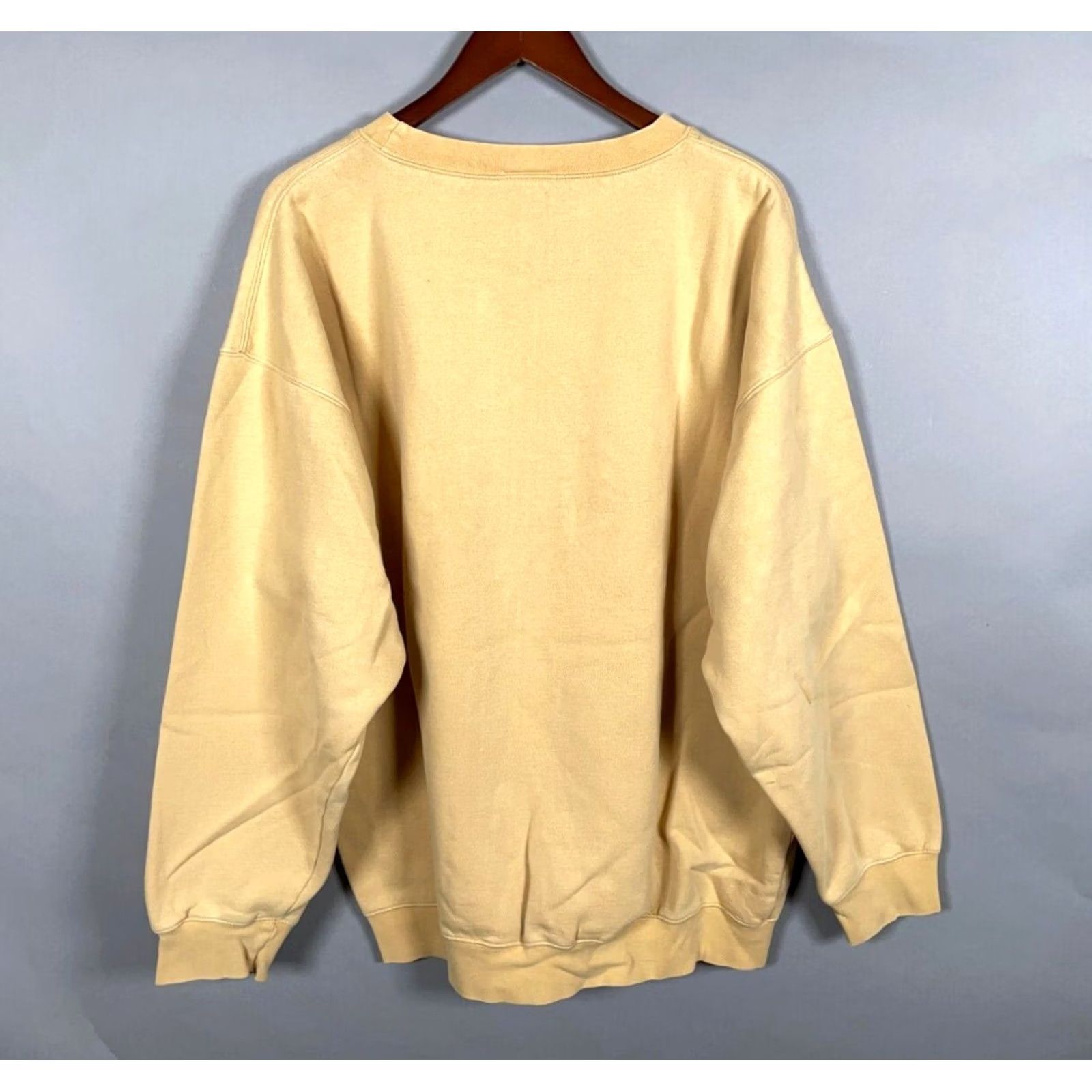 Vintage VTG Boss Sweatshirt Crewneck 2XL Beige Embroidered 90s Retro Size US XXL / EU 58 / 5 - 2 Thumbnail