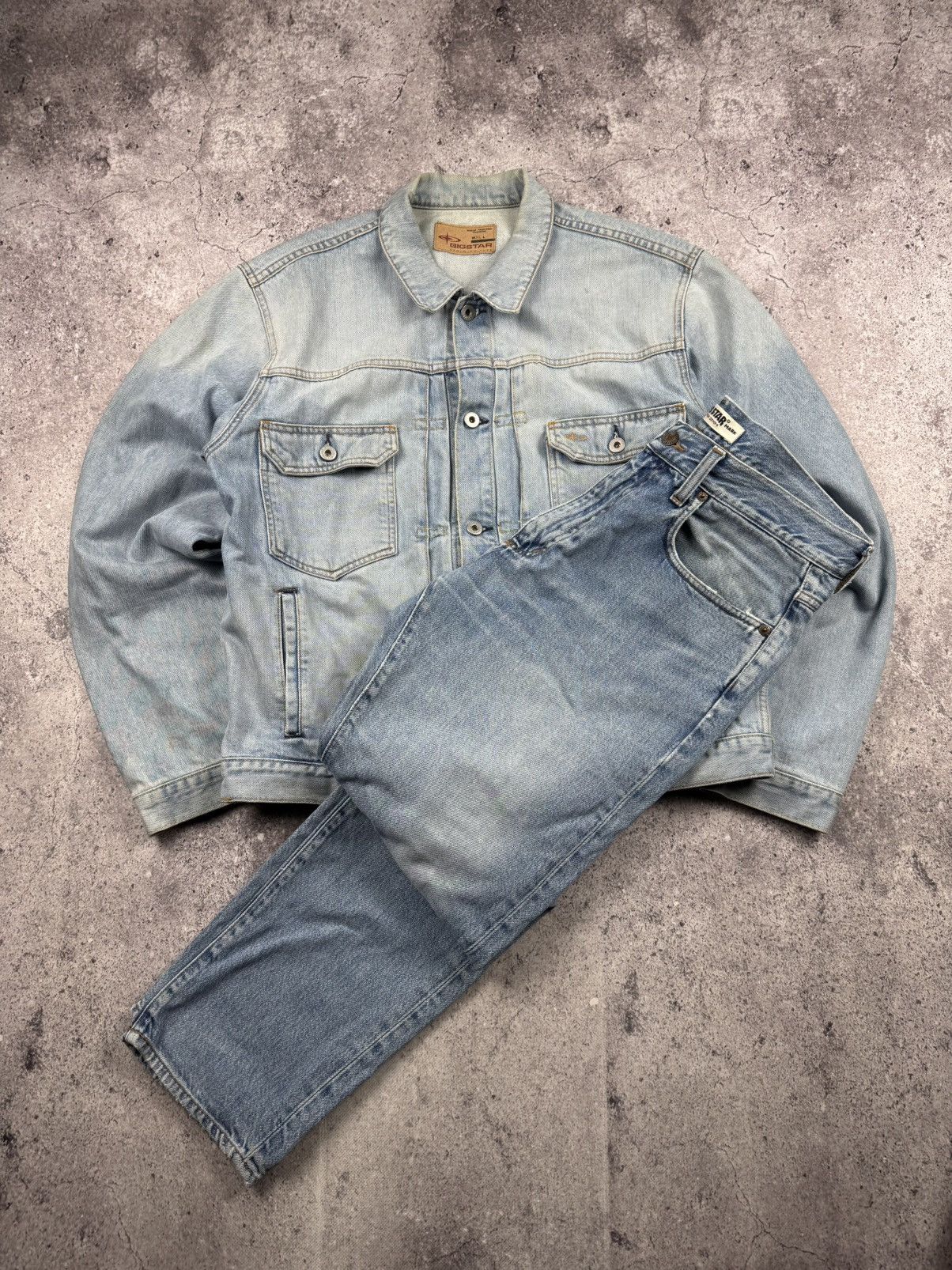 Japanese Brand × Vintage JAPANESSE DENIM JACKET&JEANS KAPITAL Y2K BAGGY SIZE LARGE Size US L / EU 52-54 / 3 - 1 Thumbnail