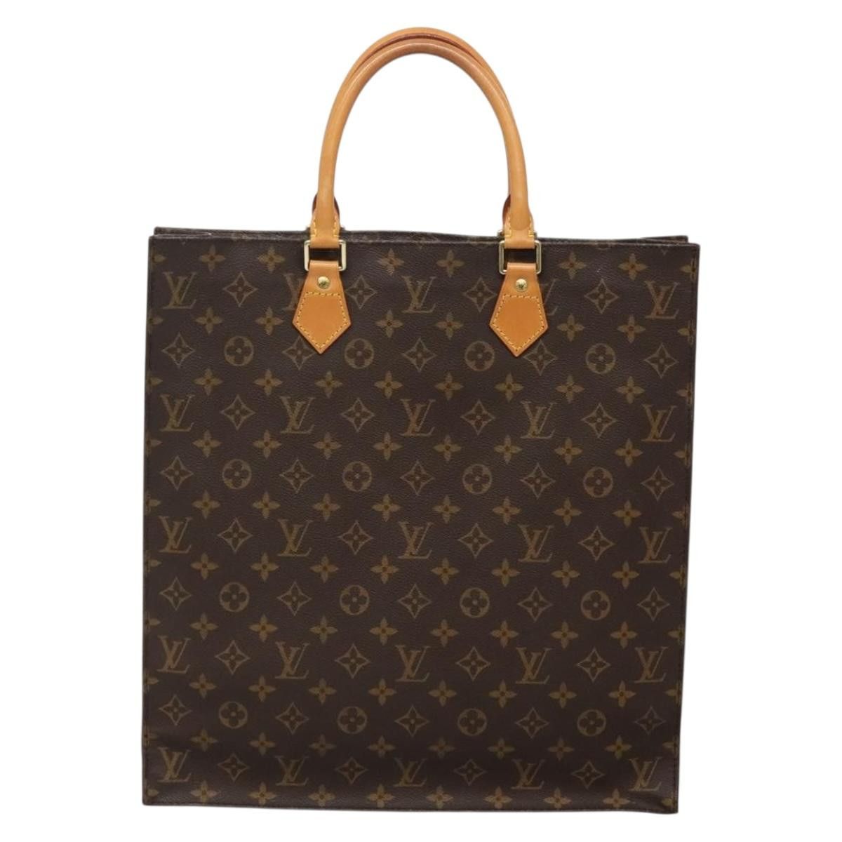 Louis Vuitton LOUIS VUITTON Monogram Sac Plat Hand Bag M51140 Size ONE SIZE - 13 Thumbnail