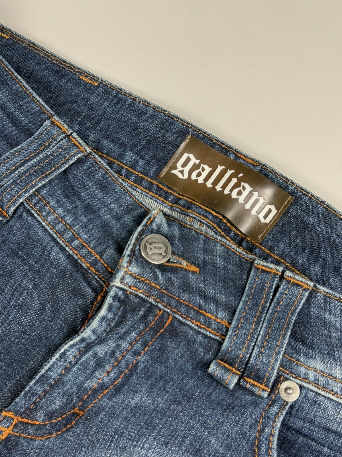 John Galliano Galliano Vintage Ladies Skinny Denim Jeans Size 29 / 43 Size 29" - 11 Thumbnail