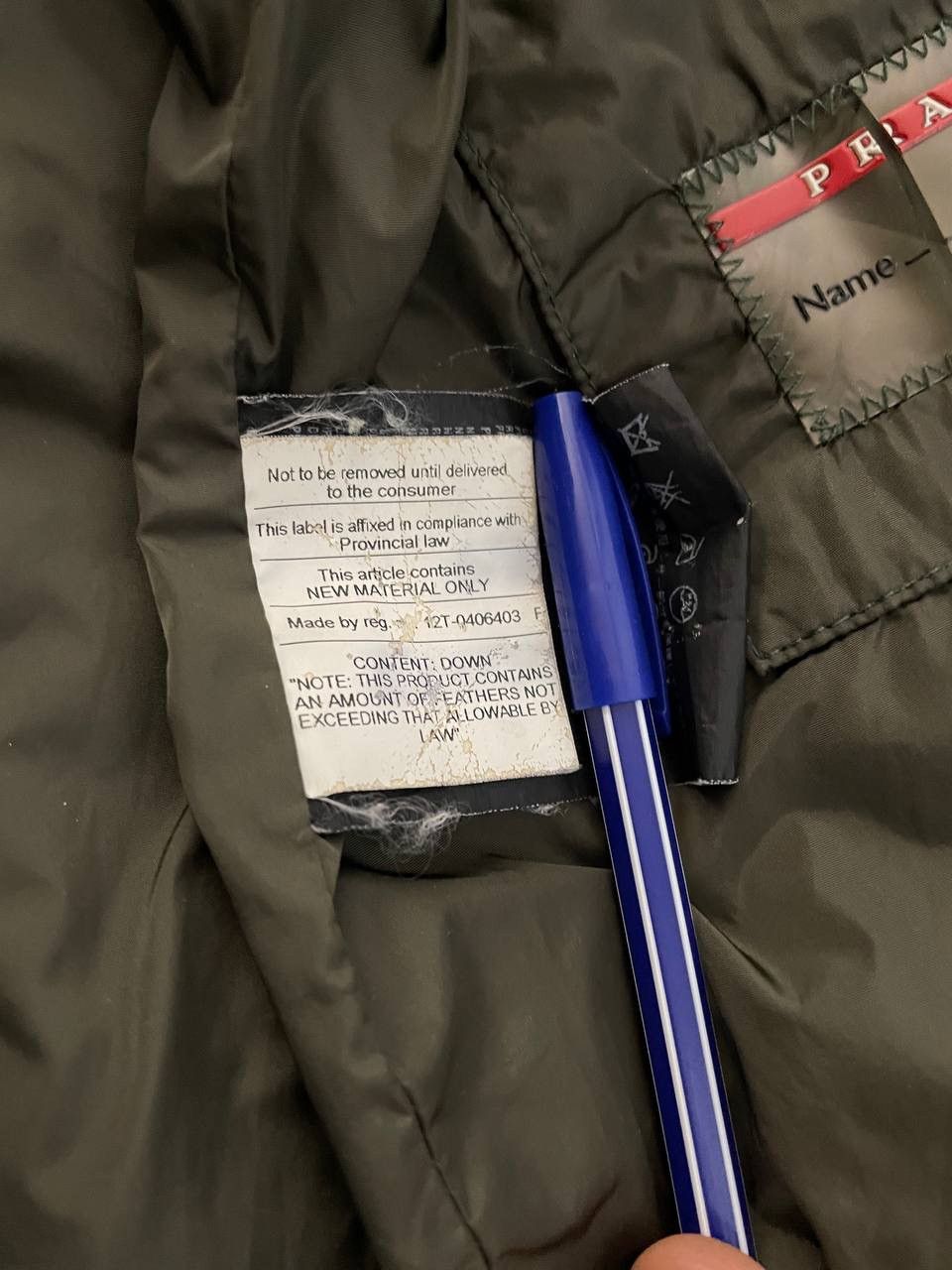 Prada Prada Nylon Down Jacket Khaki Size US M / EU 48-50 / 2 - 18 Thumbnail