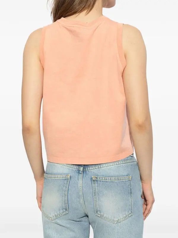 Balmain o1s1wg110725 Logo Embroidered Vest in Pink Size L / US 10 / IT 46 - 5 Thumbnail