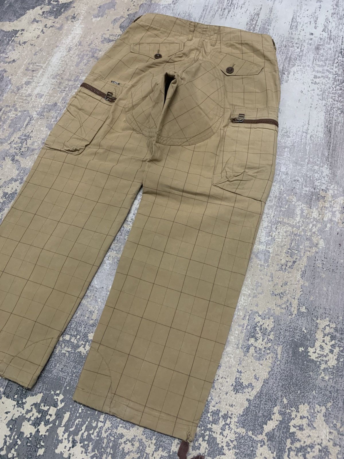 Japanese Brand Tilt Japanese Brand Plaid Cargo Pants Baggy Khaki Y2K Size US 30 / EU 46 - 12 Thumbnail
