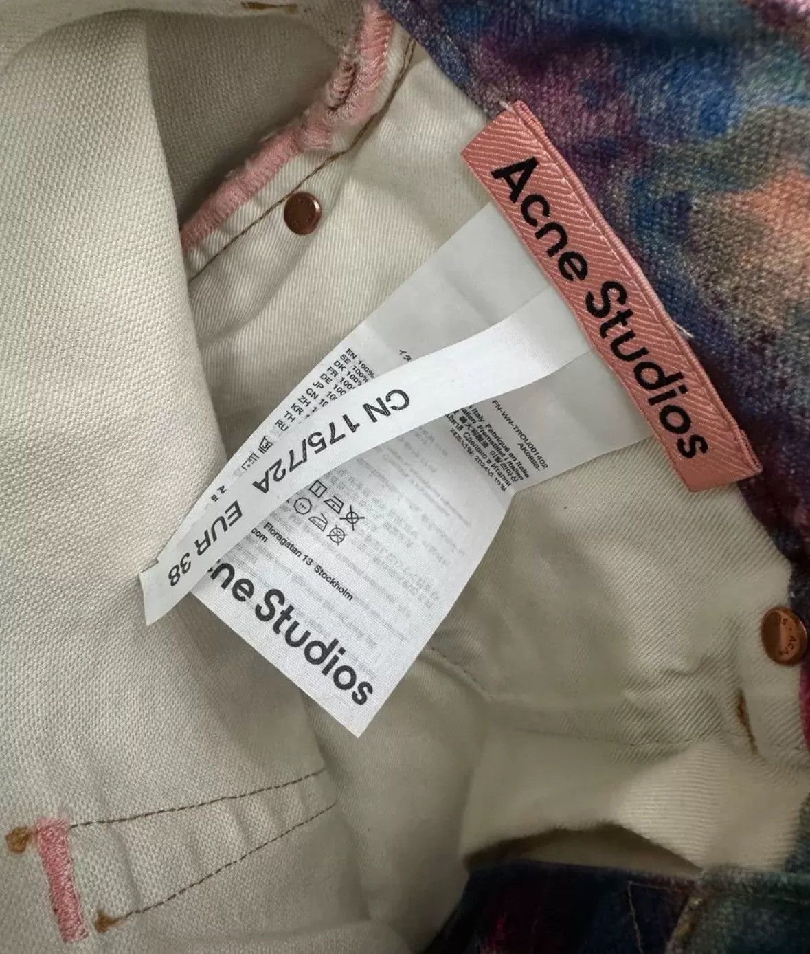 Acne Studios Acne studios Printed jeans Size US 38 / EU 54 - 4 Thumbnail