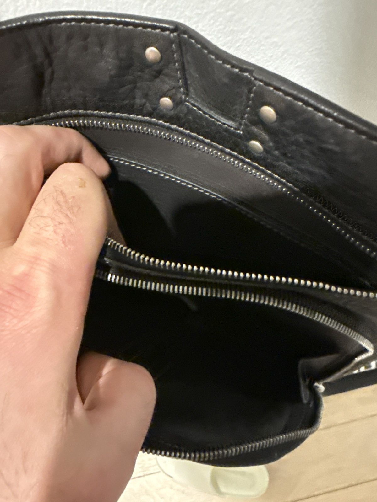 Rick Owens Rick owens small 8”x8” crossbody bag/pouch Size ONE SIZE - 6 Thumbnail