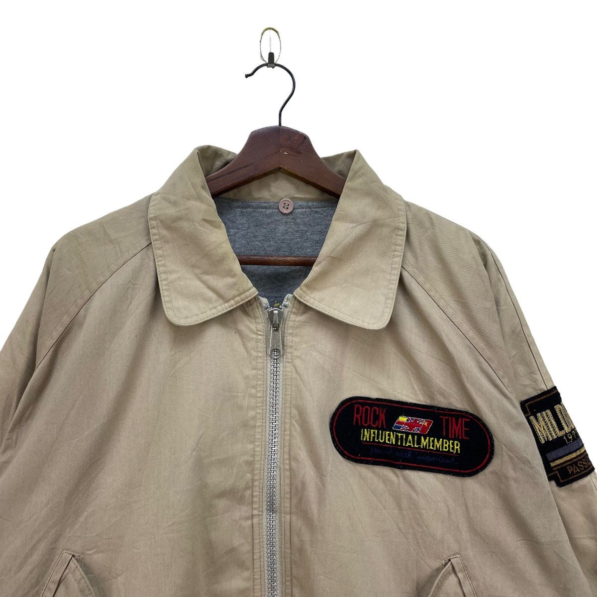 Japanese Brand Bomber Reversible Jacket Rock Time Size US M / EU 48-50 / 2 - 3 Thumbnail